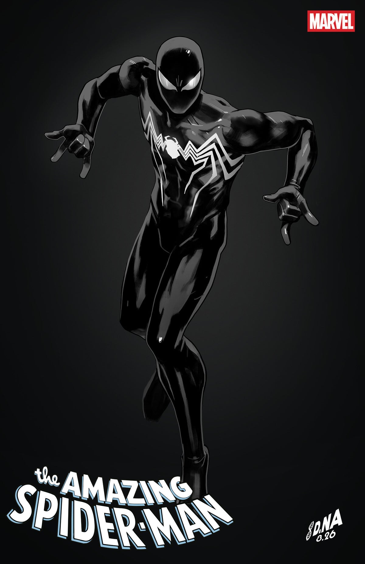 AMAZING SPIDER-MAN #1005 DAVID NAKAYAMA COLOR BLOCK BLACK VARIANT