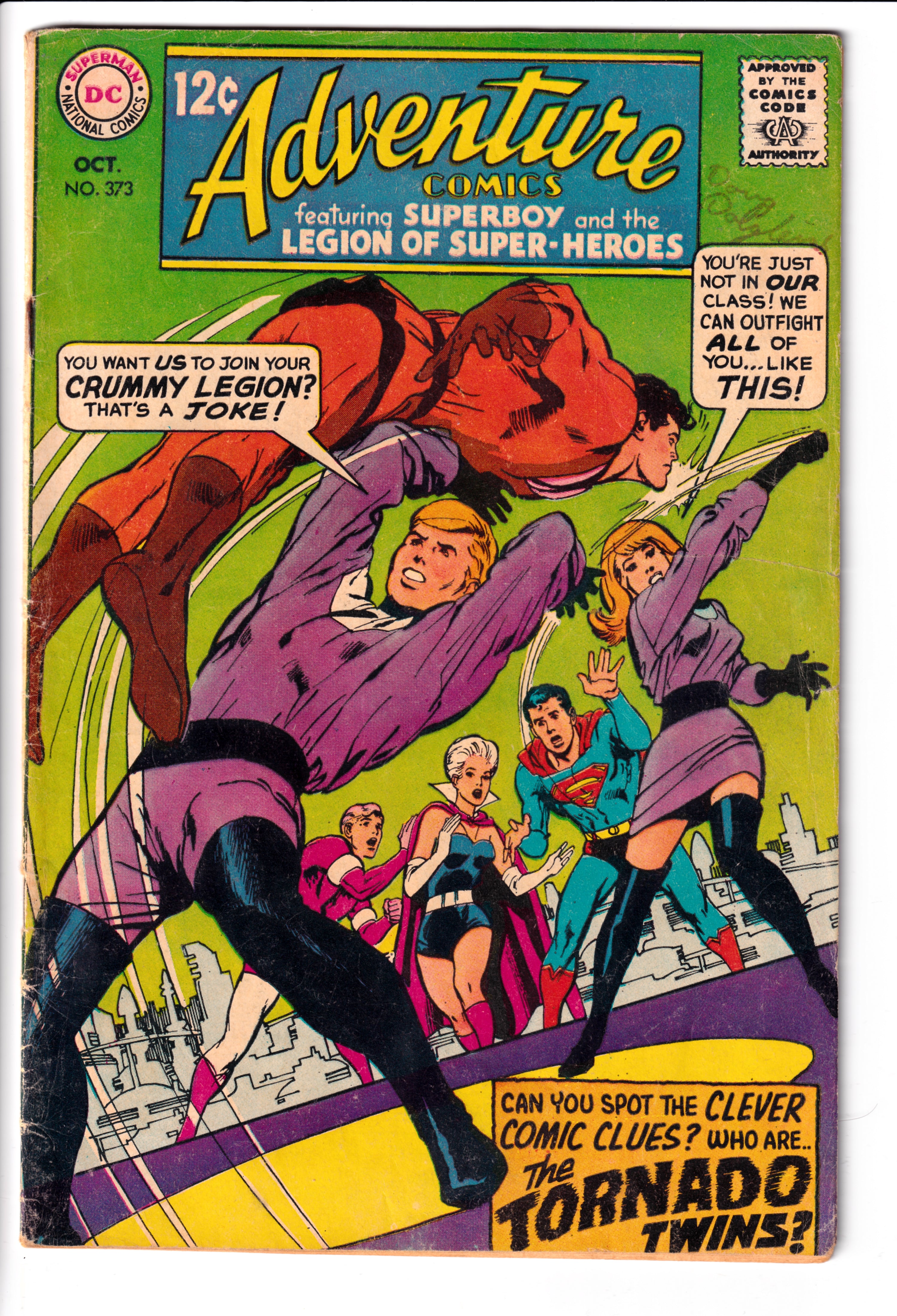 Adventure Comics #373 VG (4.0) (1968)