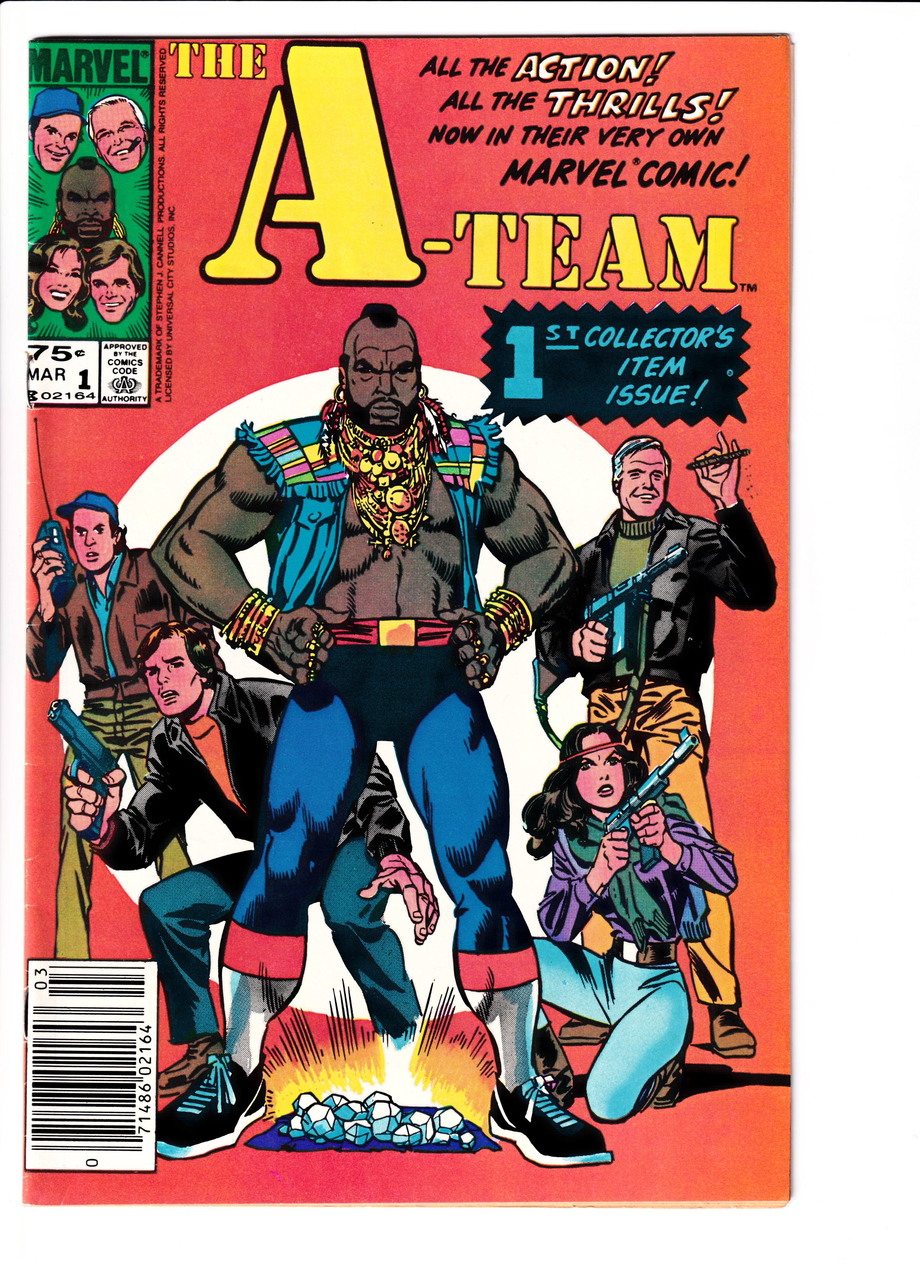 A-Team #1 Canadian Price Var. VF (7.5) (1984)