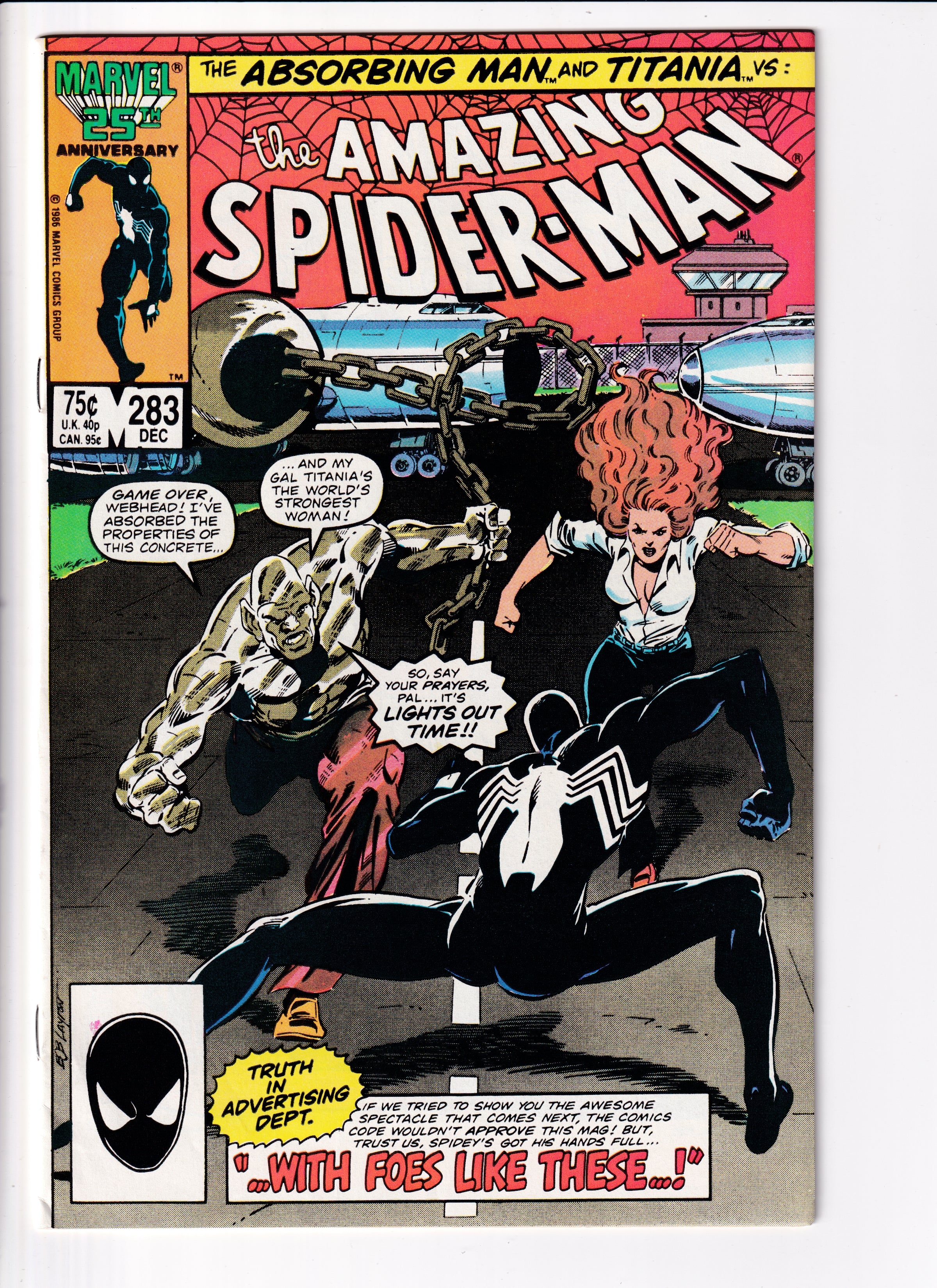 Amazing Spider-Man #283 NM (9.0) (1986)