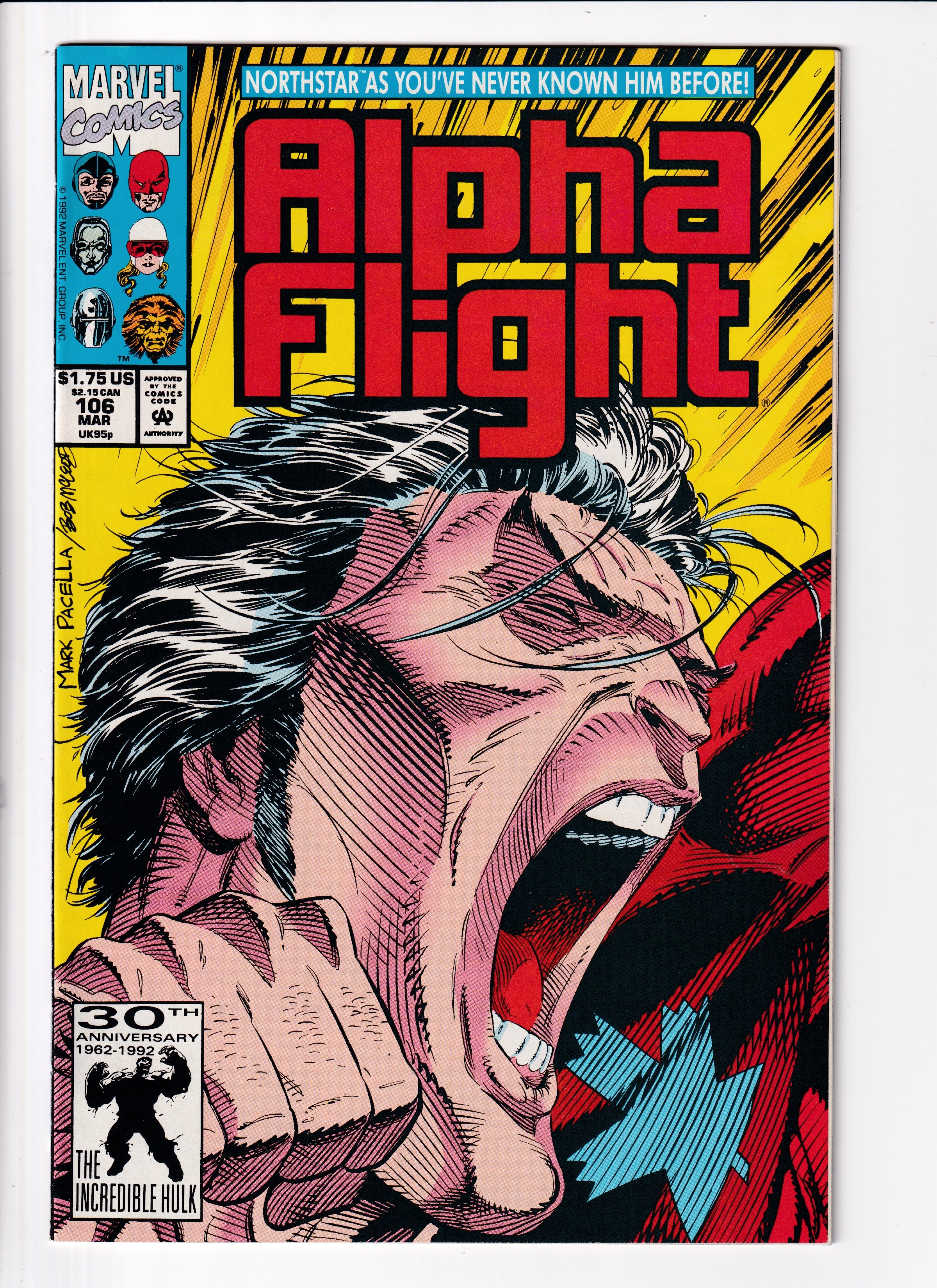 Alpha Flight #106 VF (8.5) (1992)