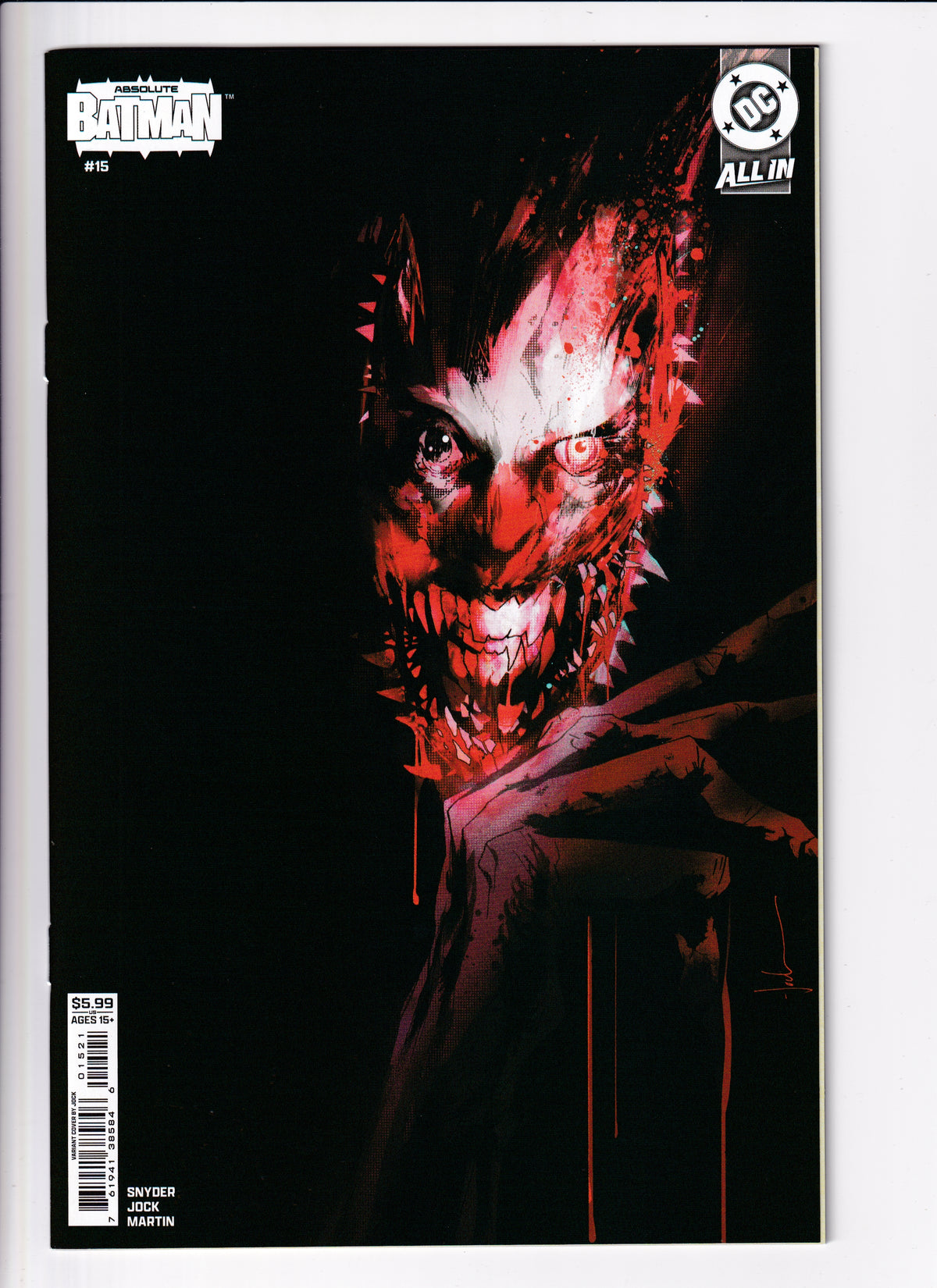 Absolute Batman #15 Jock Var NM (9.6) (2026)