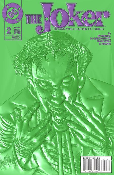 The Joker: The Man who Stopped Laughing #2 Foil Cover NM (9.8) (2022)