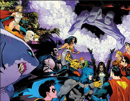 JUSTICE LEAGUE UNLIMITED #25 CVR H DAN MORA FOIL VAR