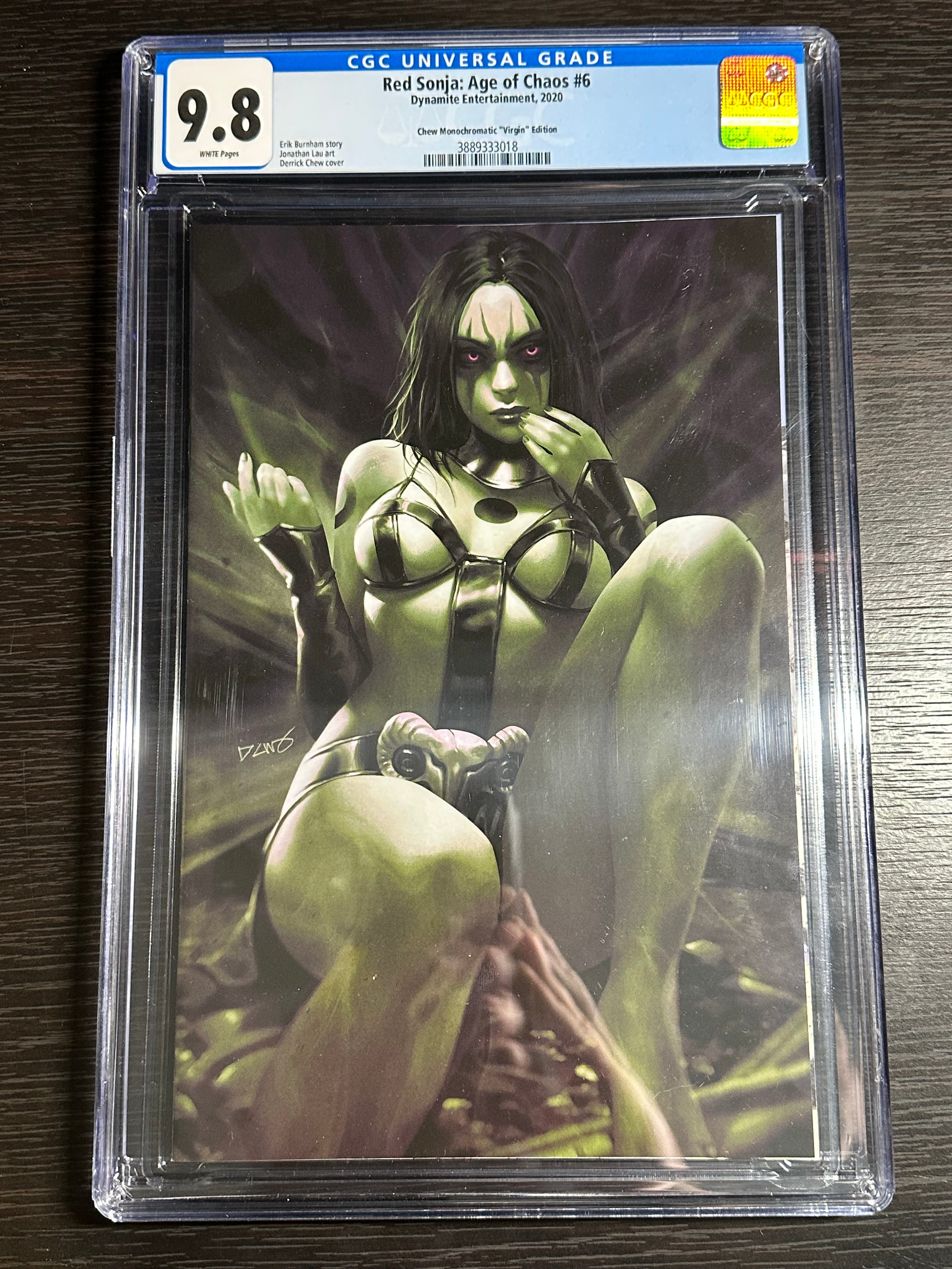 Red Sonja: Age of Chaos #6 Chew Monochrom Var. CGC 9.8 (2020)