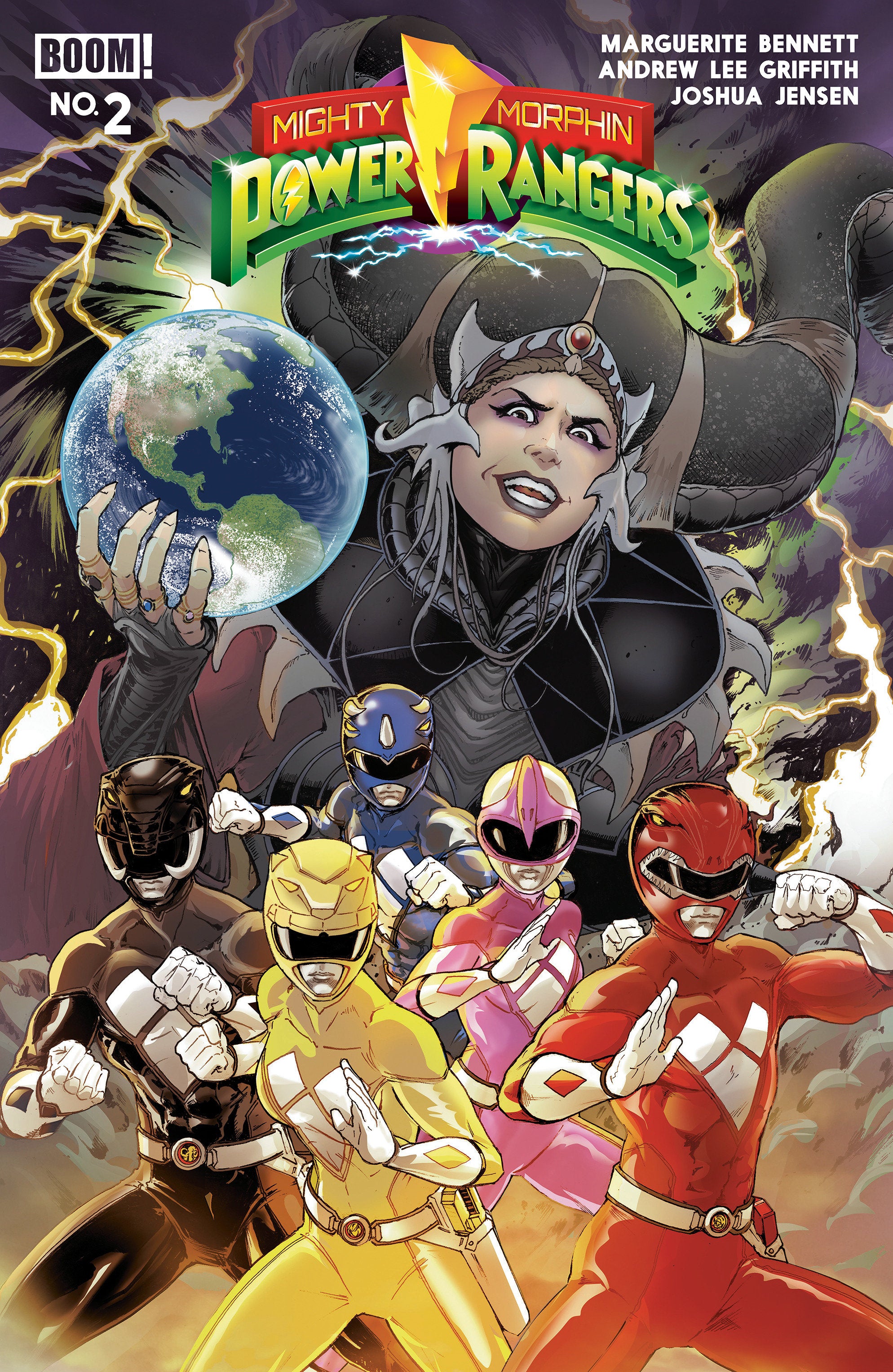 Mighty Morphin Power Rangers (2026) #2 B Variant (Dressed, Griffith)PRE-ORDER