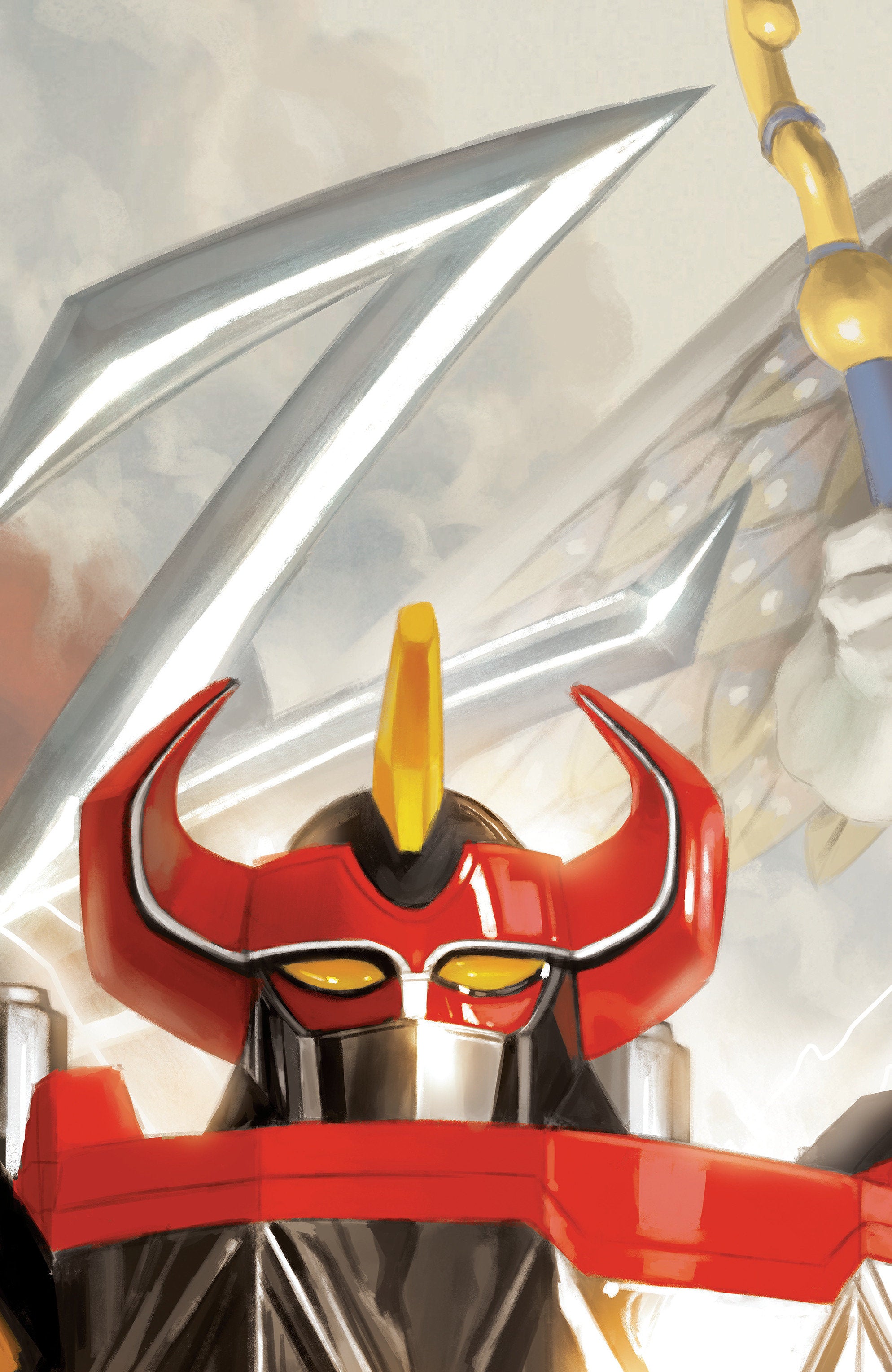 Mighty Morphin Power Rangers (2026) #2 C Megazord Connecting Variant (Full Art, Mercado)PRE-ORDER