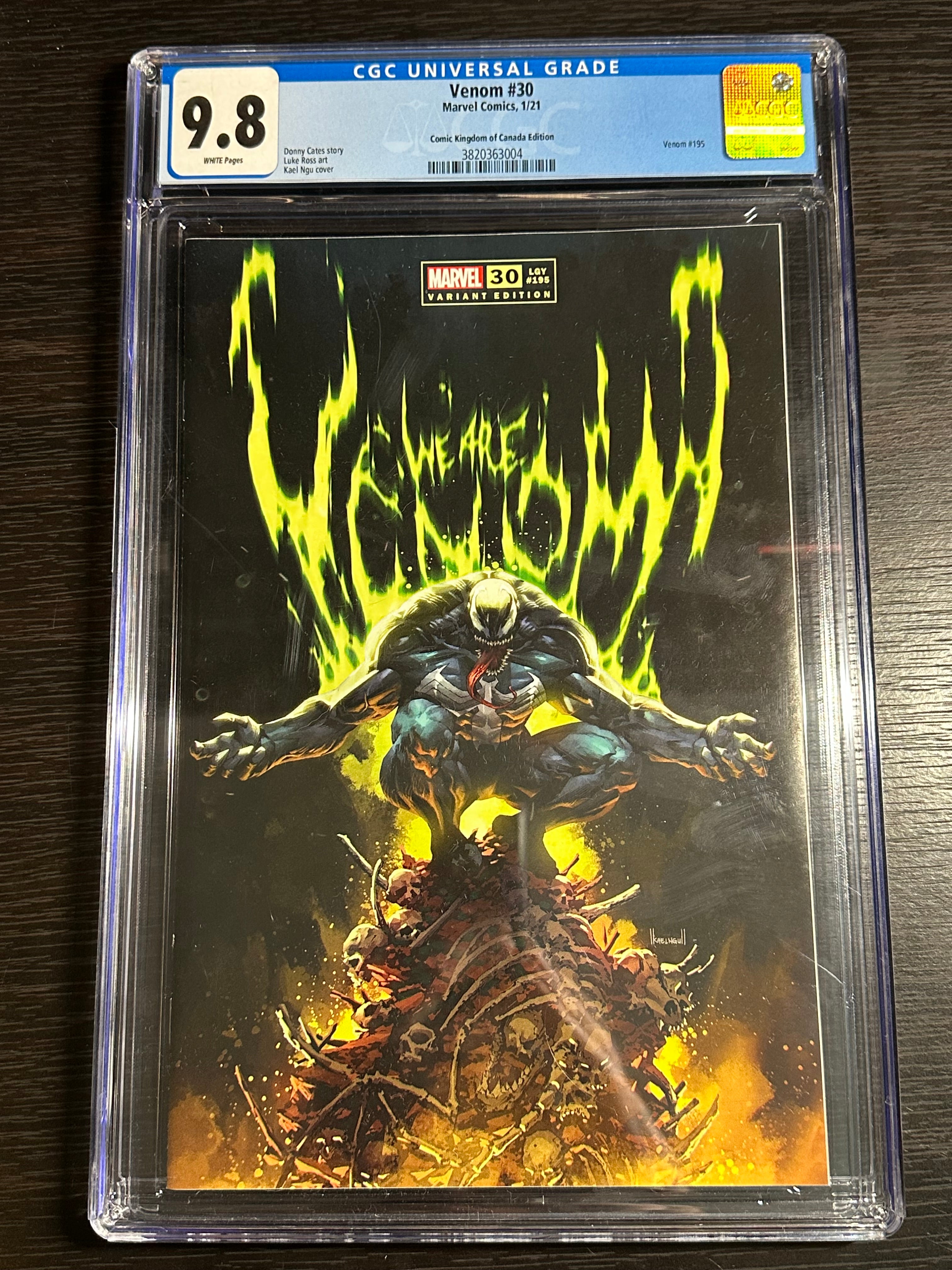 Venom #30 Exclusive CGC 9.8 (2021)