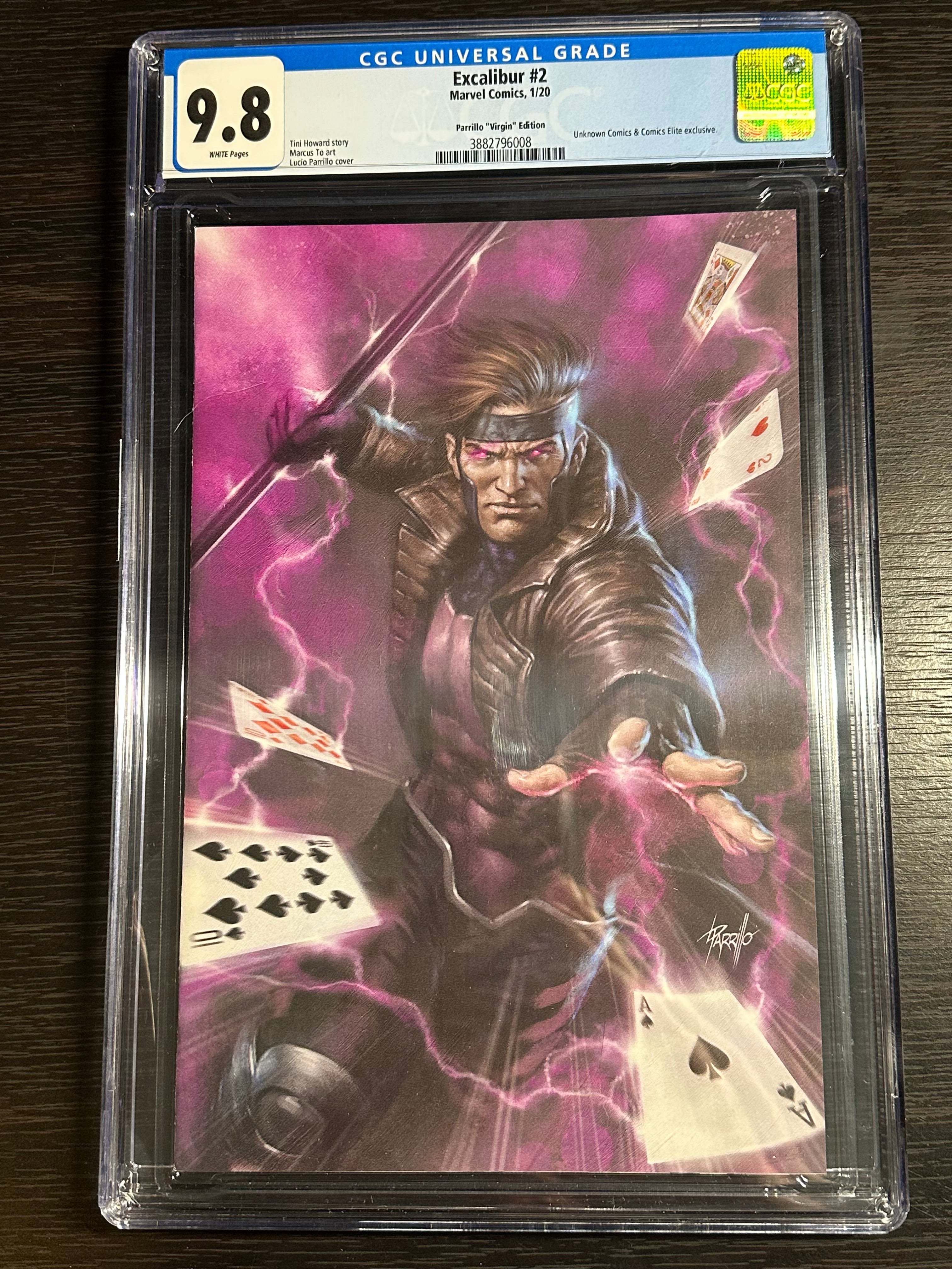 Excalibur #2 Parrillo Virgin Exclusive CGCV 9.8 (2020)