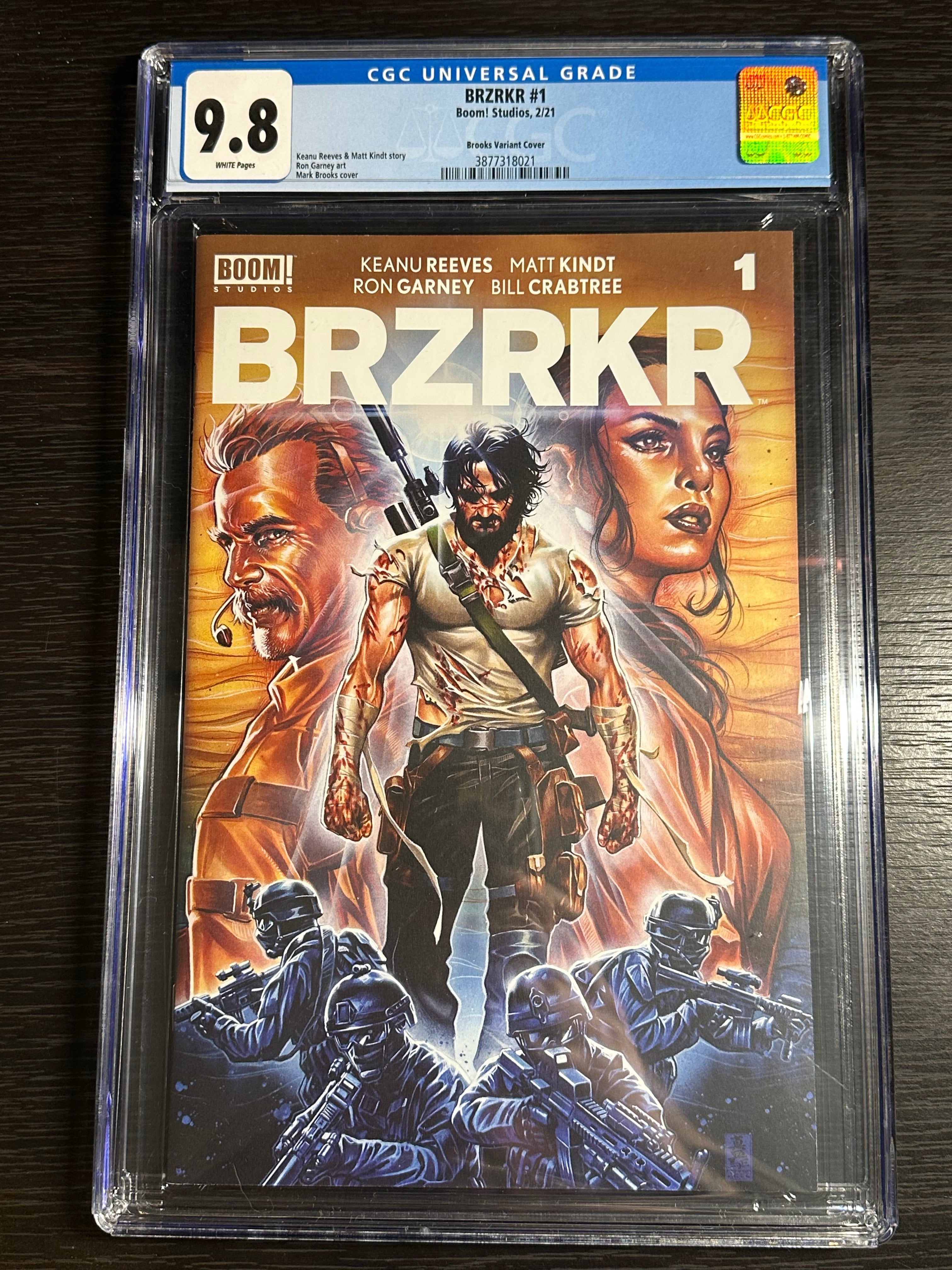 BRZRKR #1 Brooks Var. CGC 9.8 (2021)