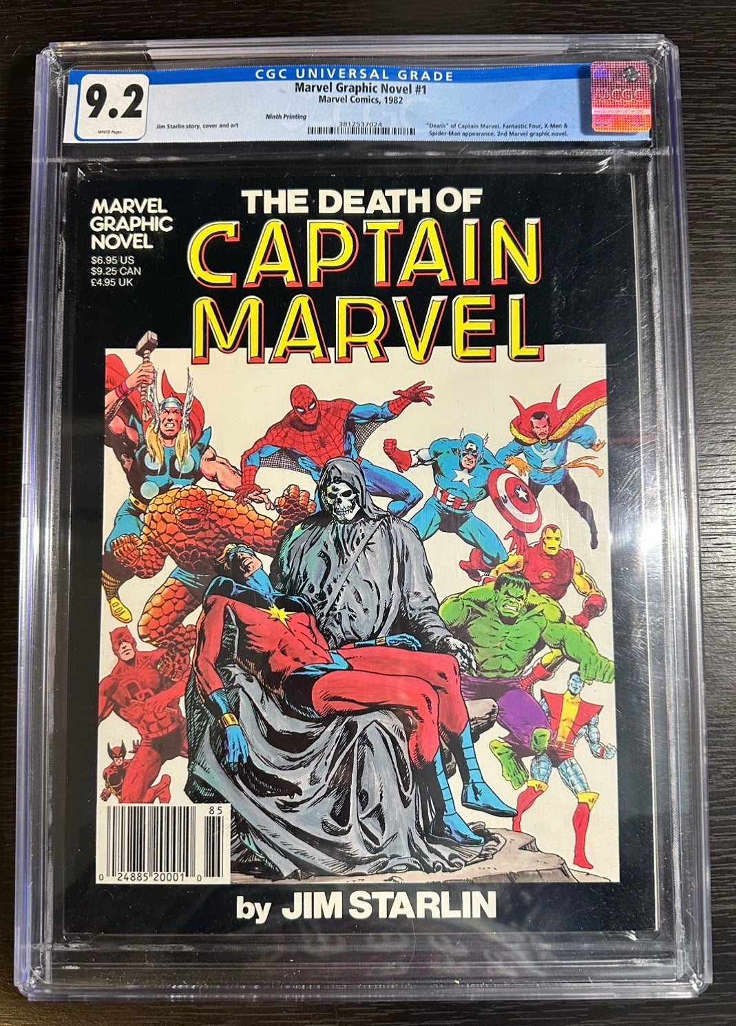 Marvel Graphic Novel #1 9th Print CGC 9.2 (1982)