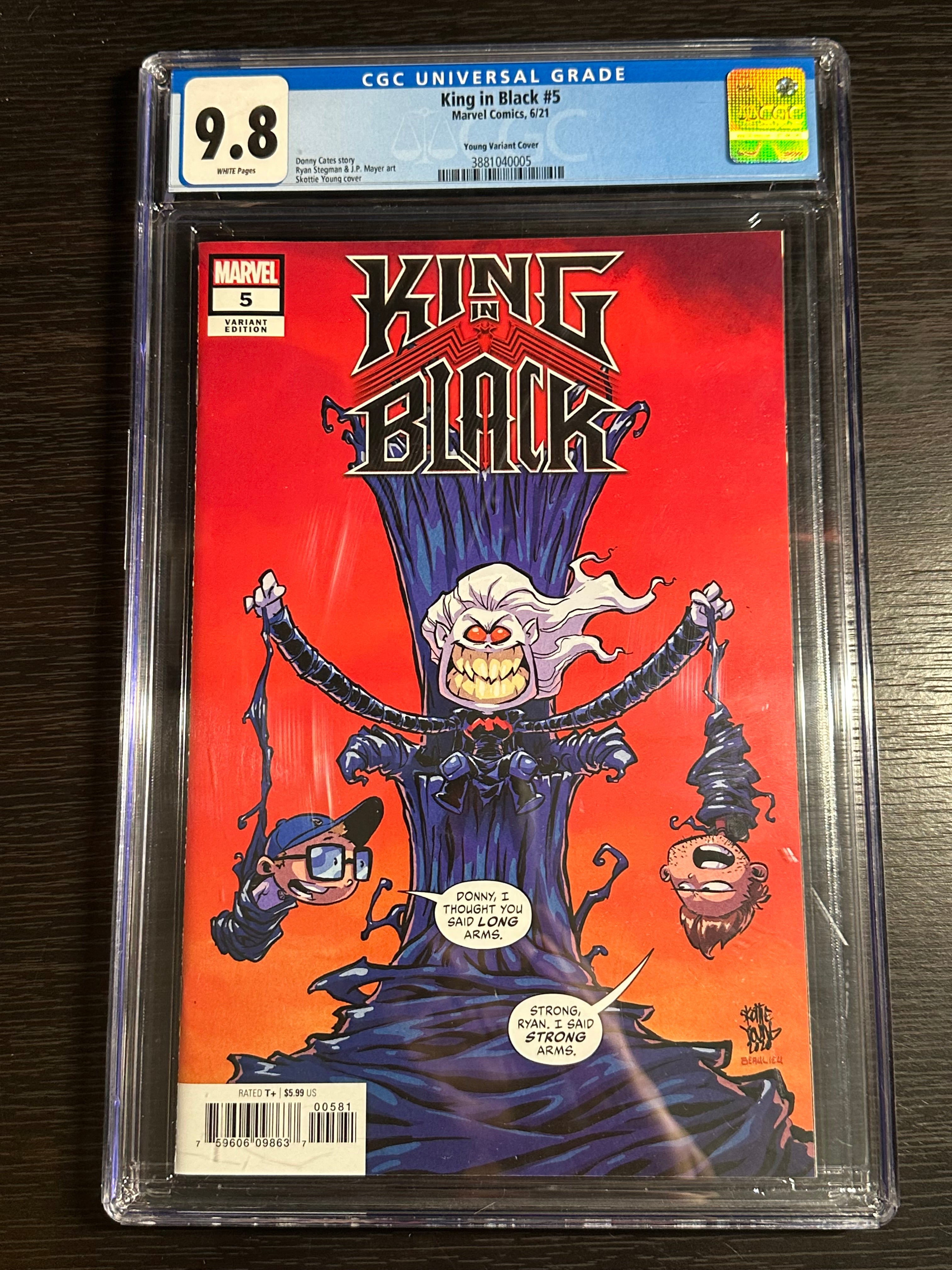 King In Black #5 Young Var. CGC 9.8 (2021)