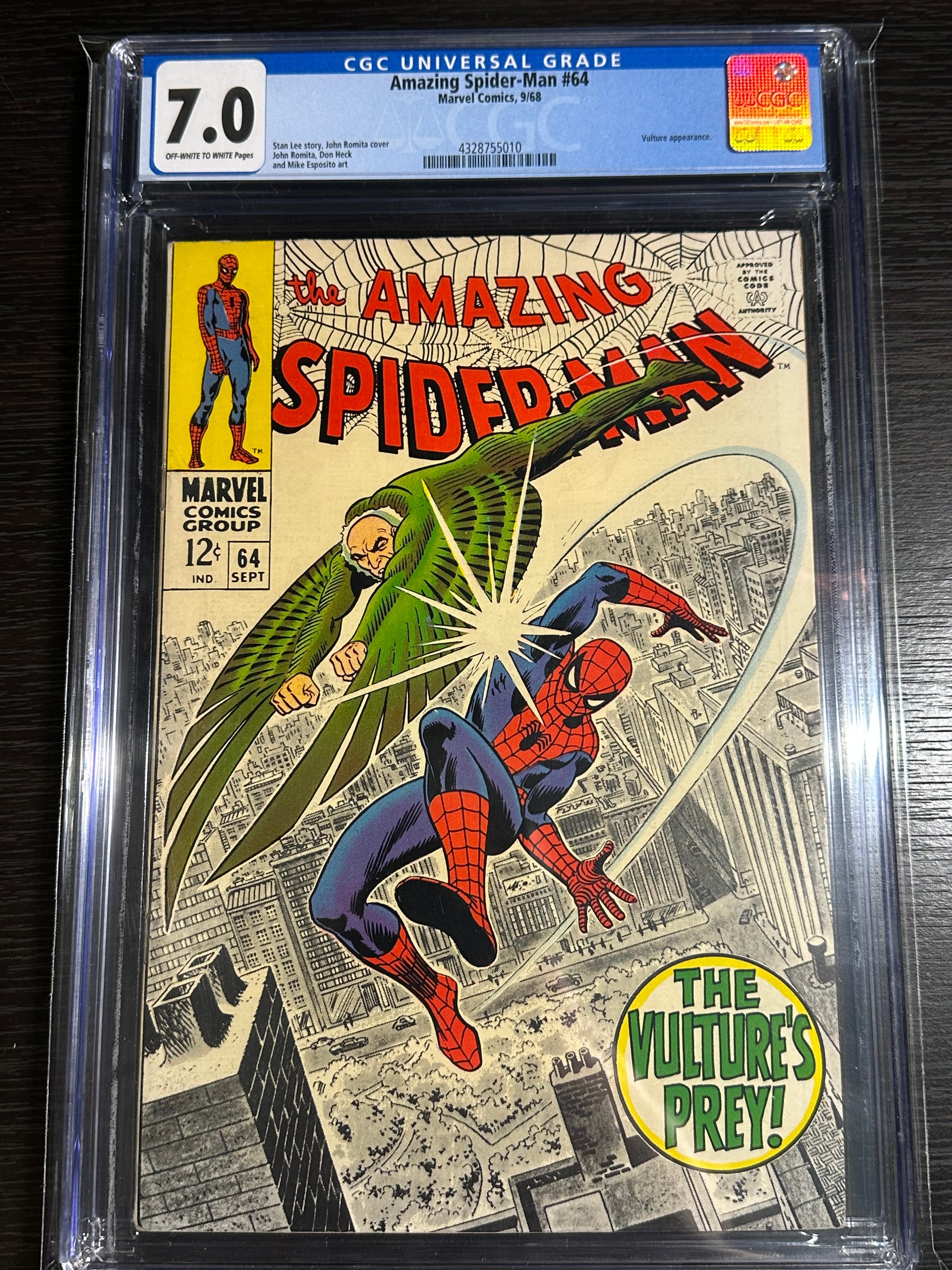 Amazing Spider-Man #64 CGC 7.0 (1968)