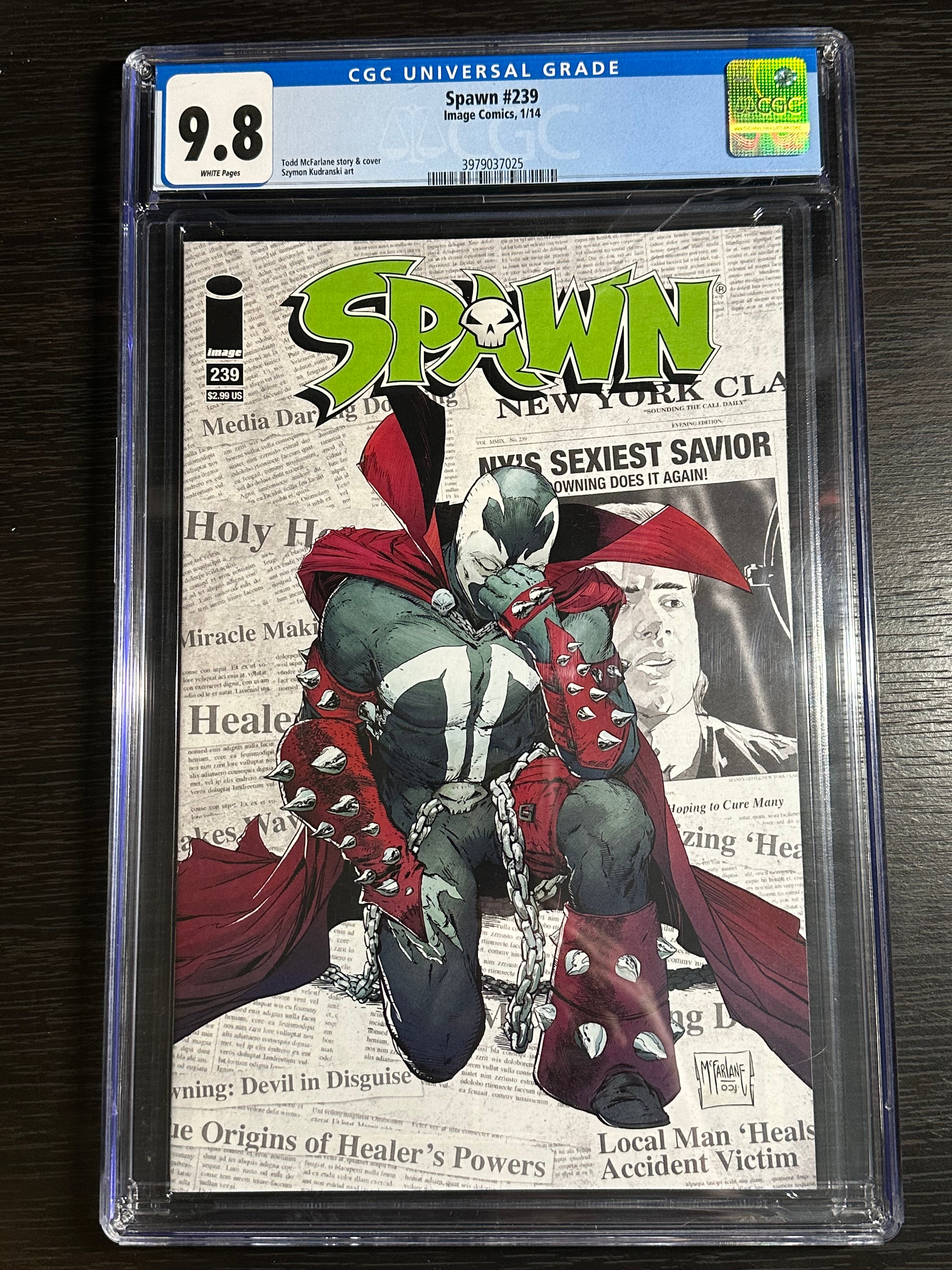 Spawn #239 Low Print CGC 9.8 (2014)