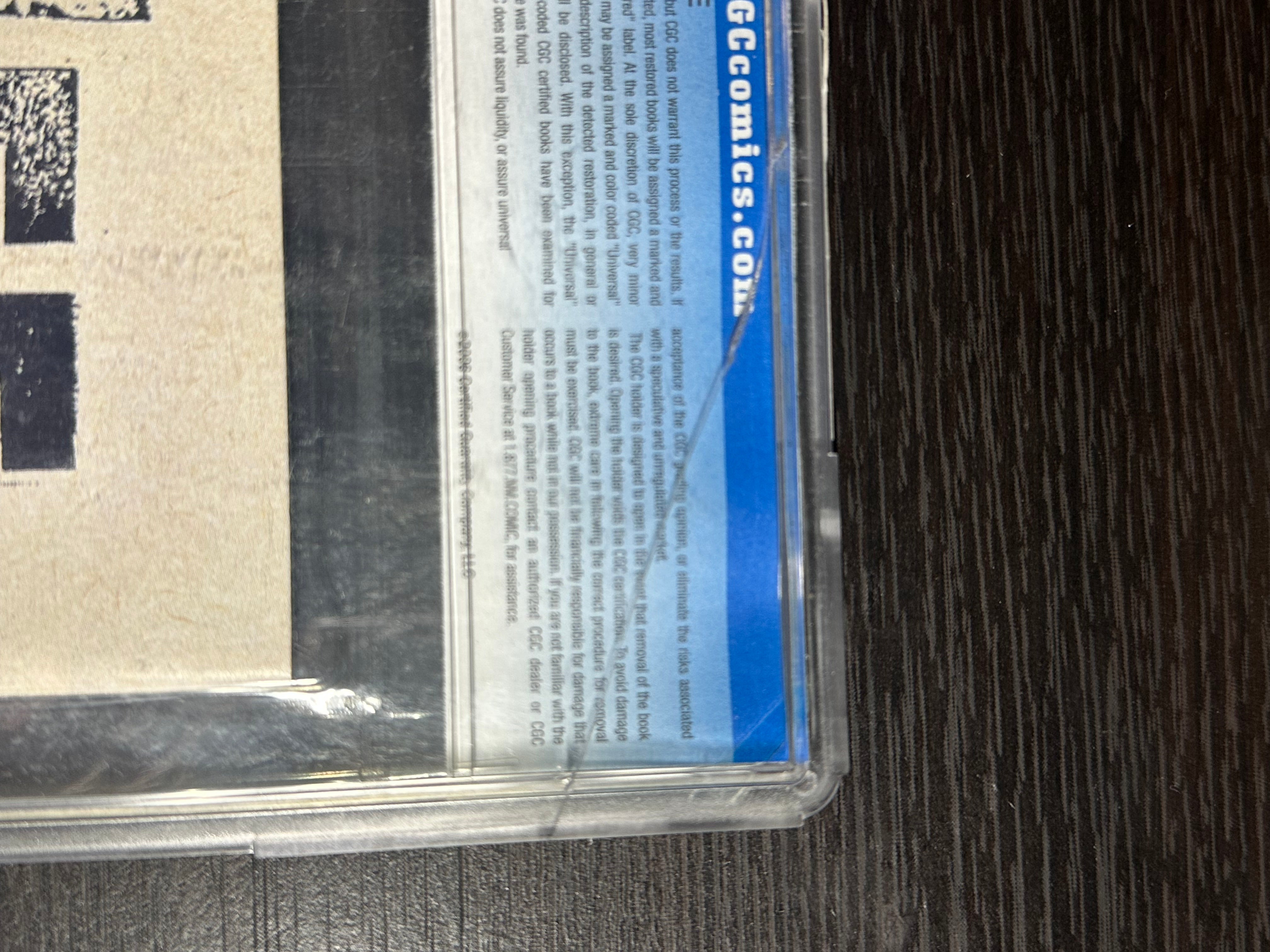 Daredevil #2 JSC Var. CGC 9.6 (1998) Damaged Case