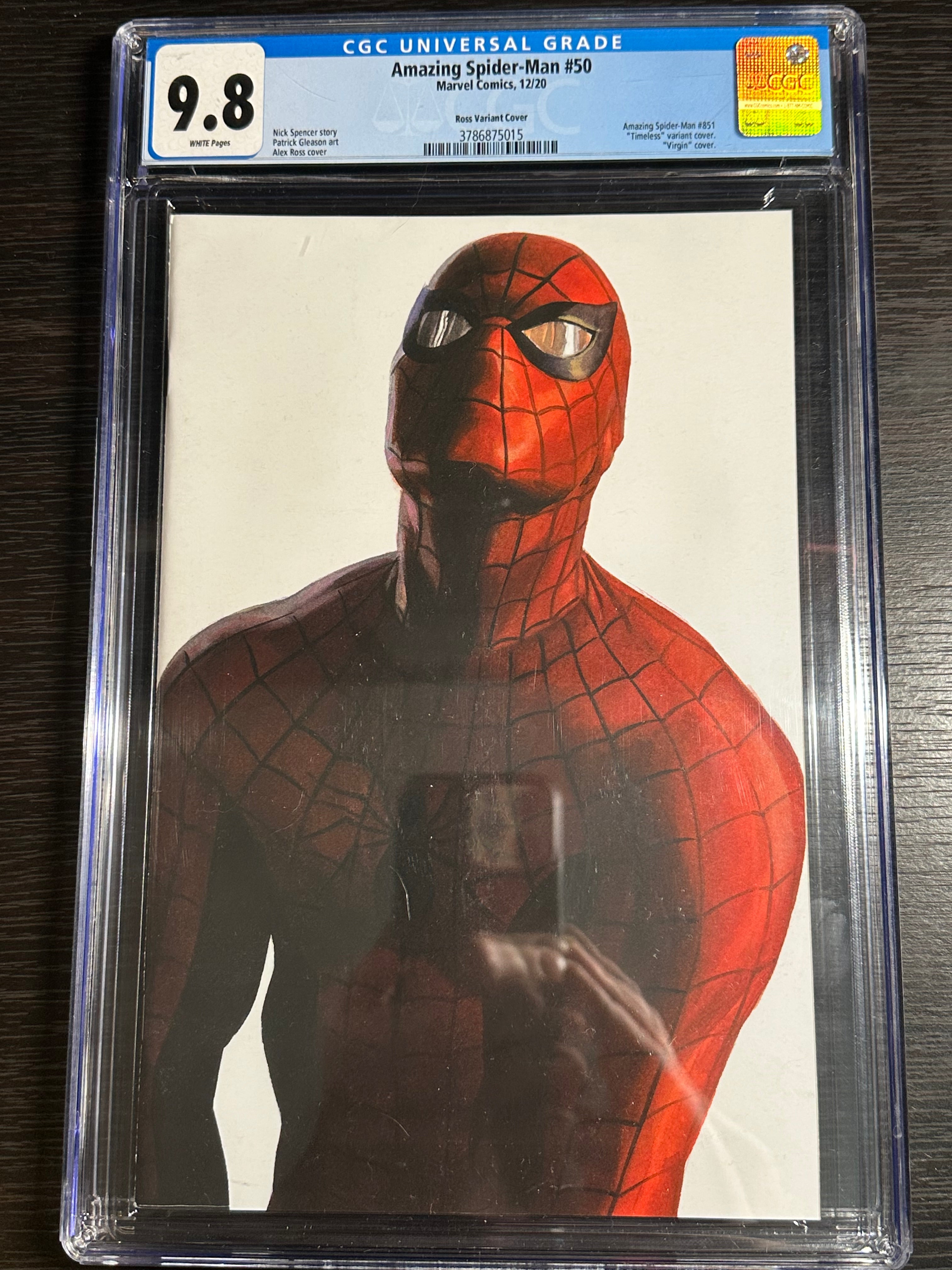 Amazing Spider-Man #50 Alex Ross Var CGC 9.8 (2020)