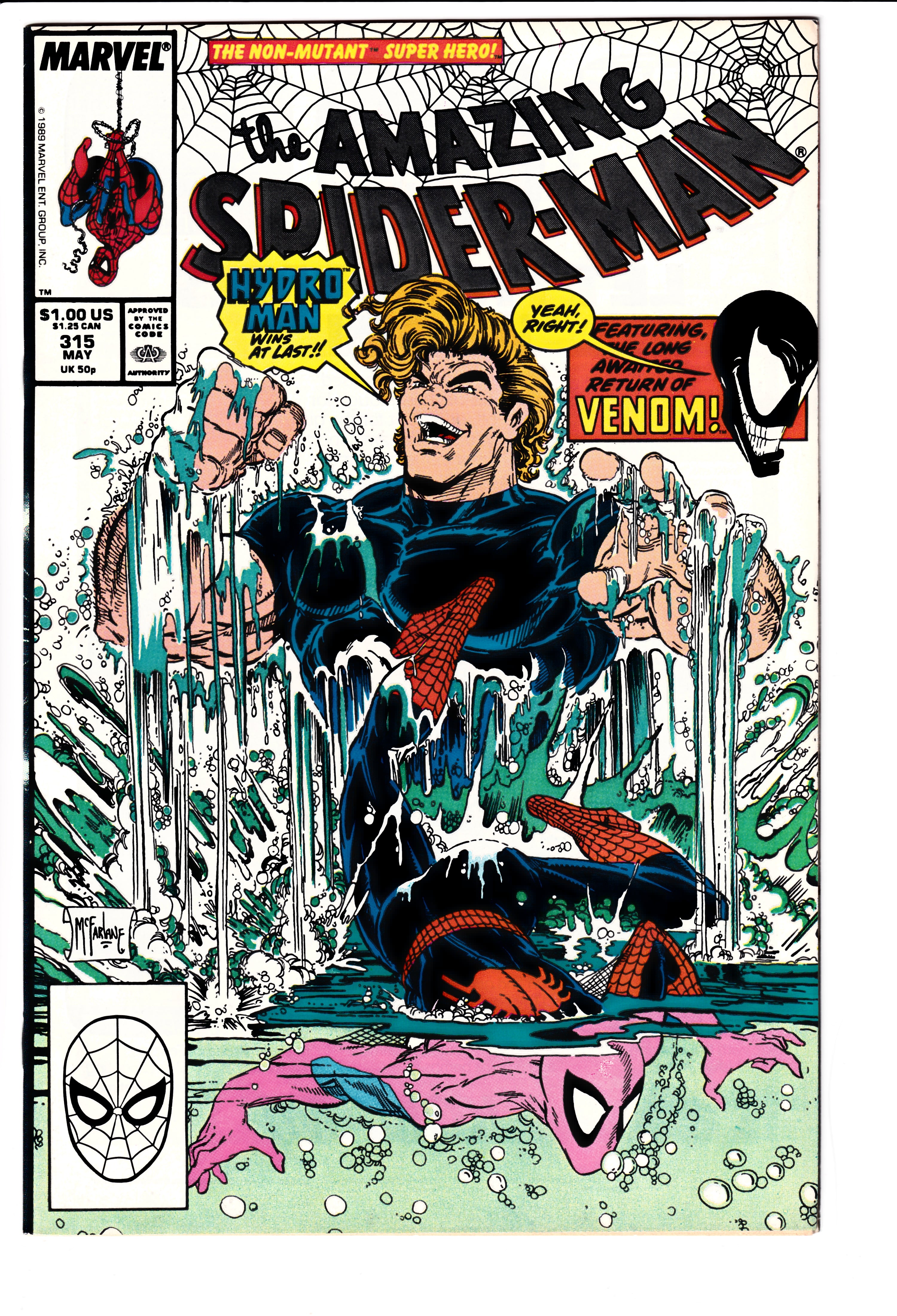 Amazing Spider-Man #315 NM (9.4) (1989)