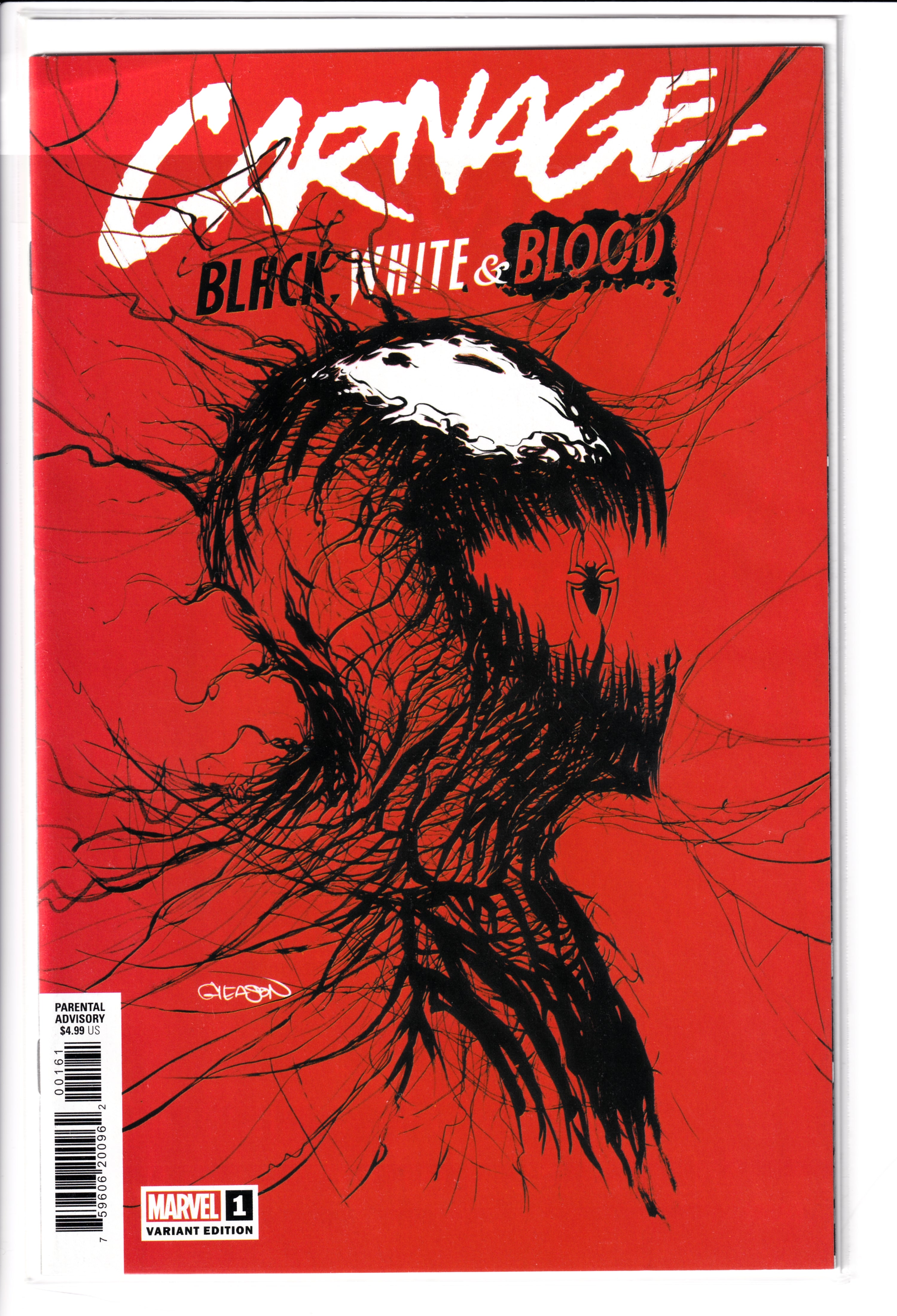 Carnage: Black, White and Blood #1 Gleason Var NM (9.8) (2022)