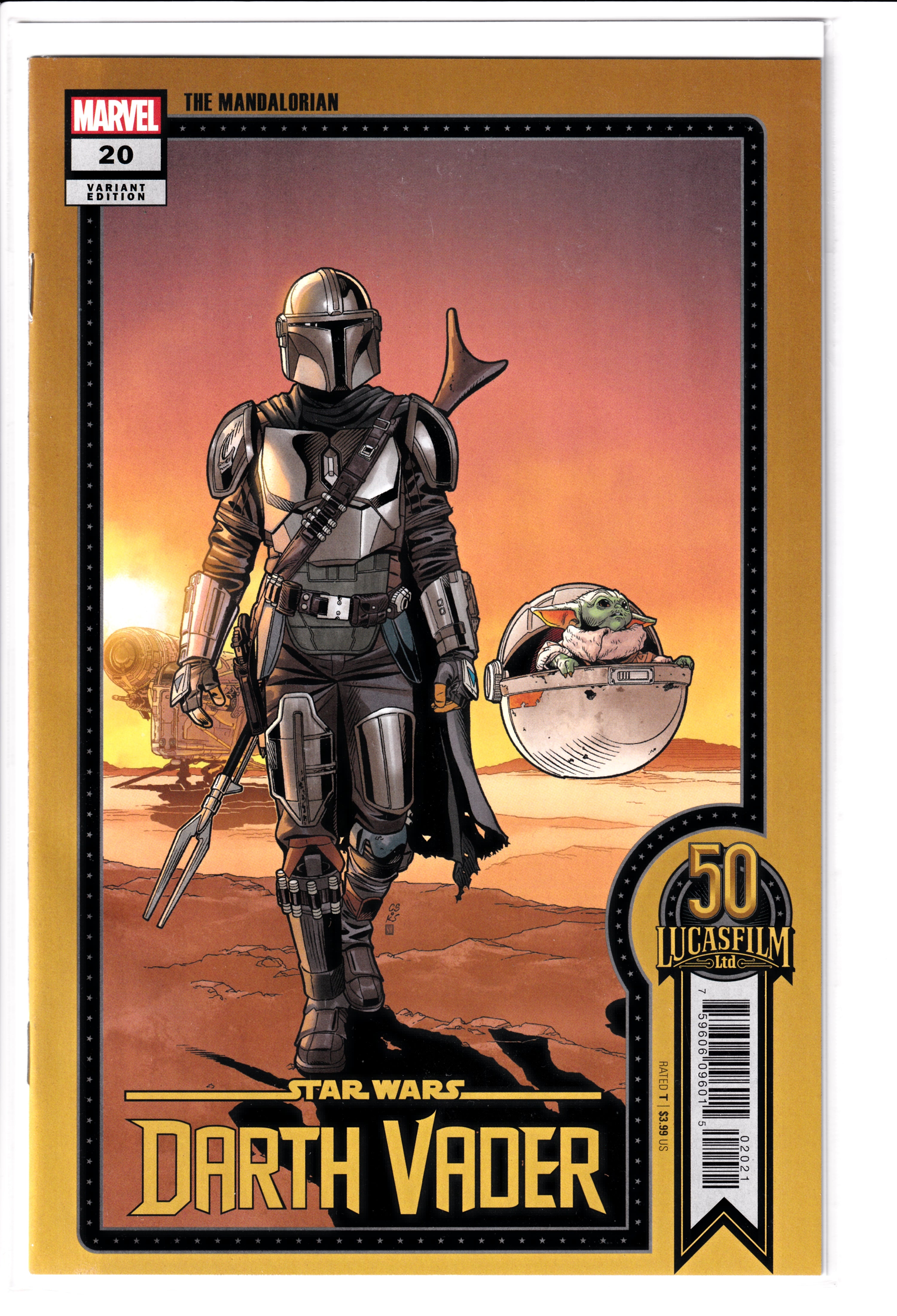 Star Wars: Darth Vader #20 50th Anniversary Var. NM(9.8) (2022)