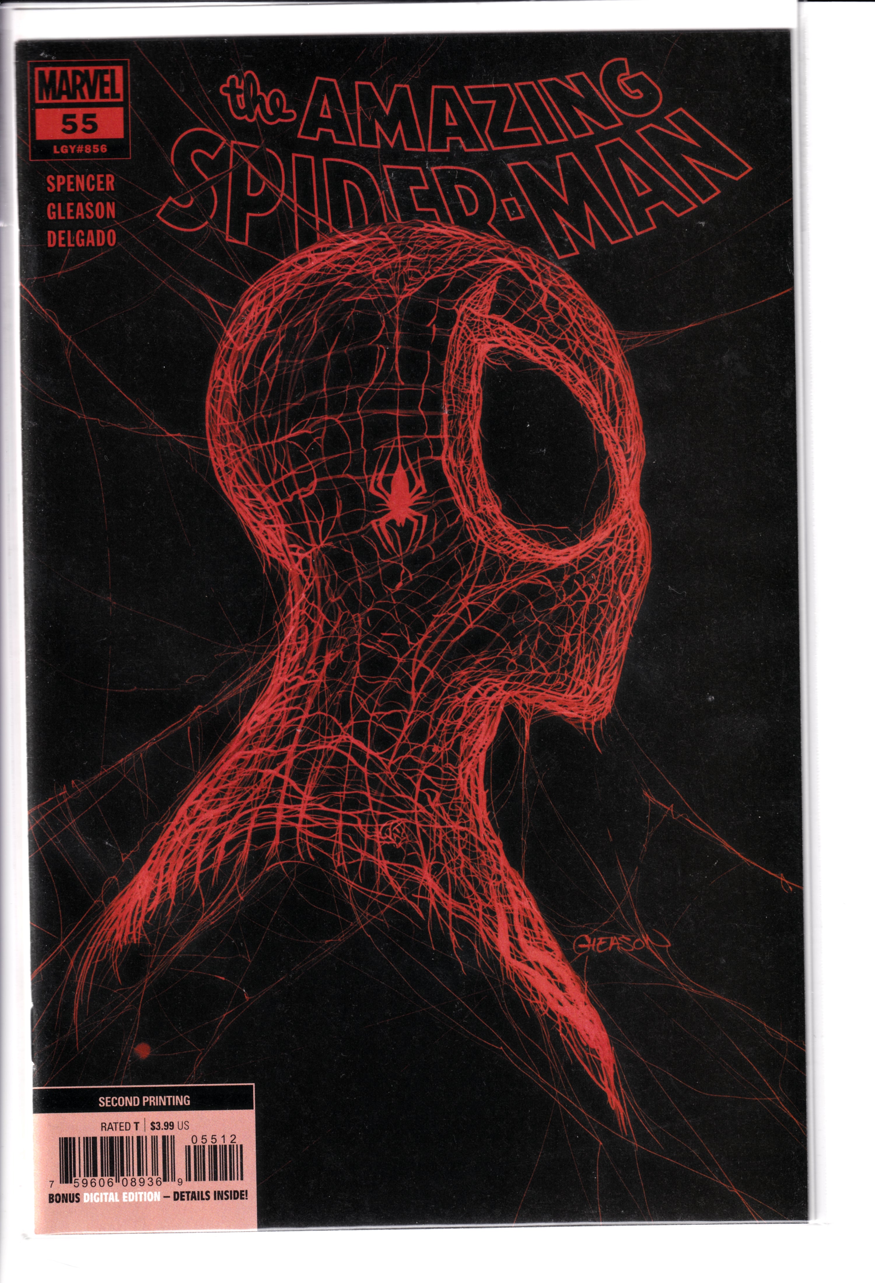 Amazing Spider-Man #55 2nd Print Gleason Var NM(9.6) (2020)