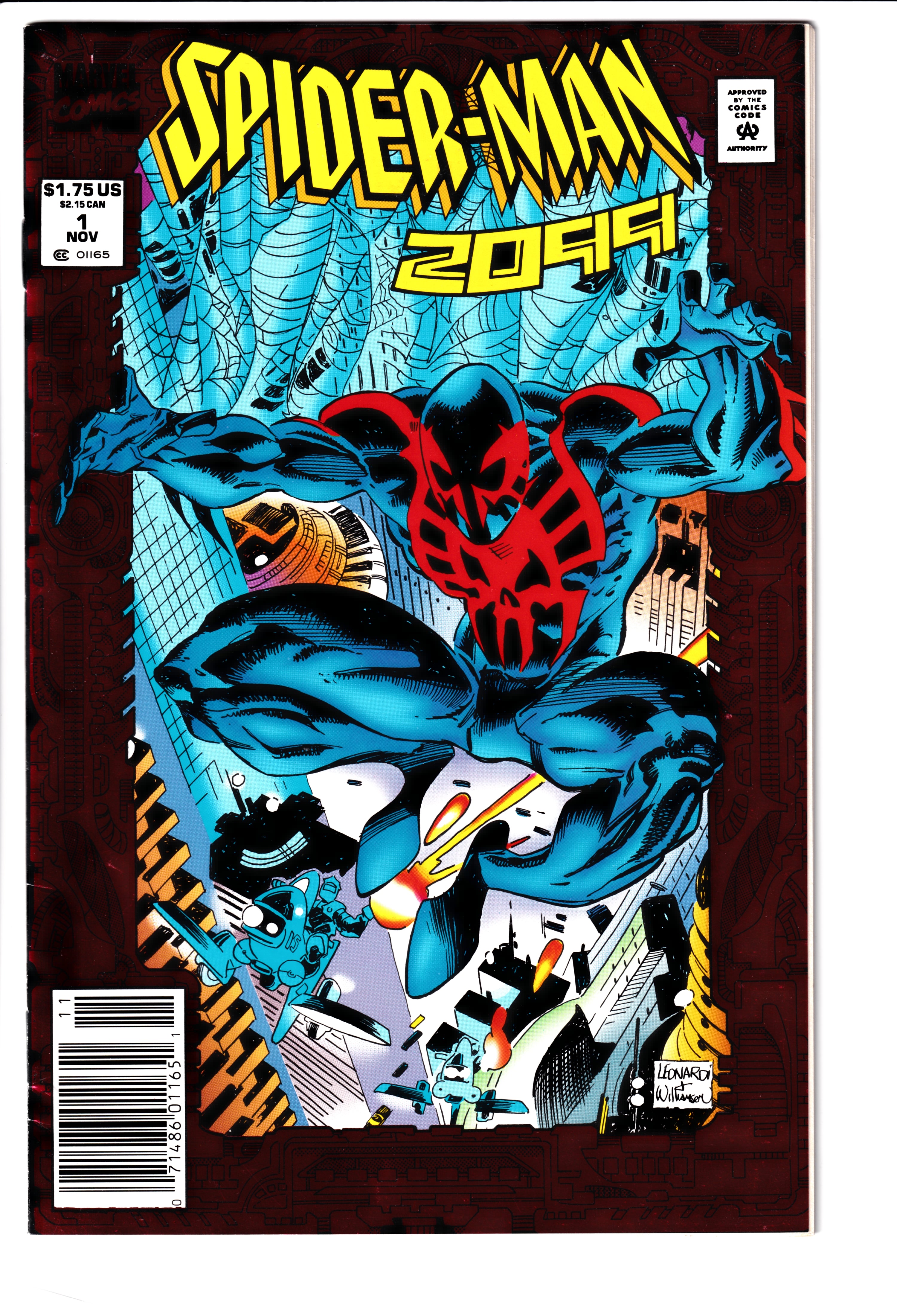 Spider-Man 2099 #1 Newsstand VF(7.0) (1992)
