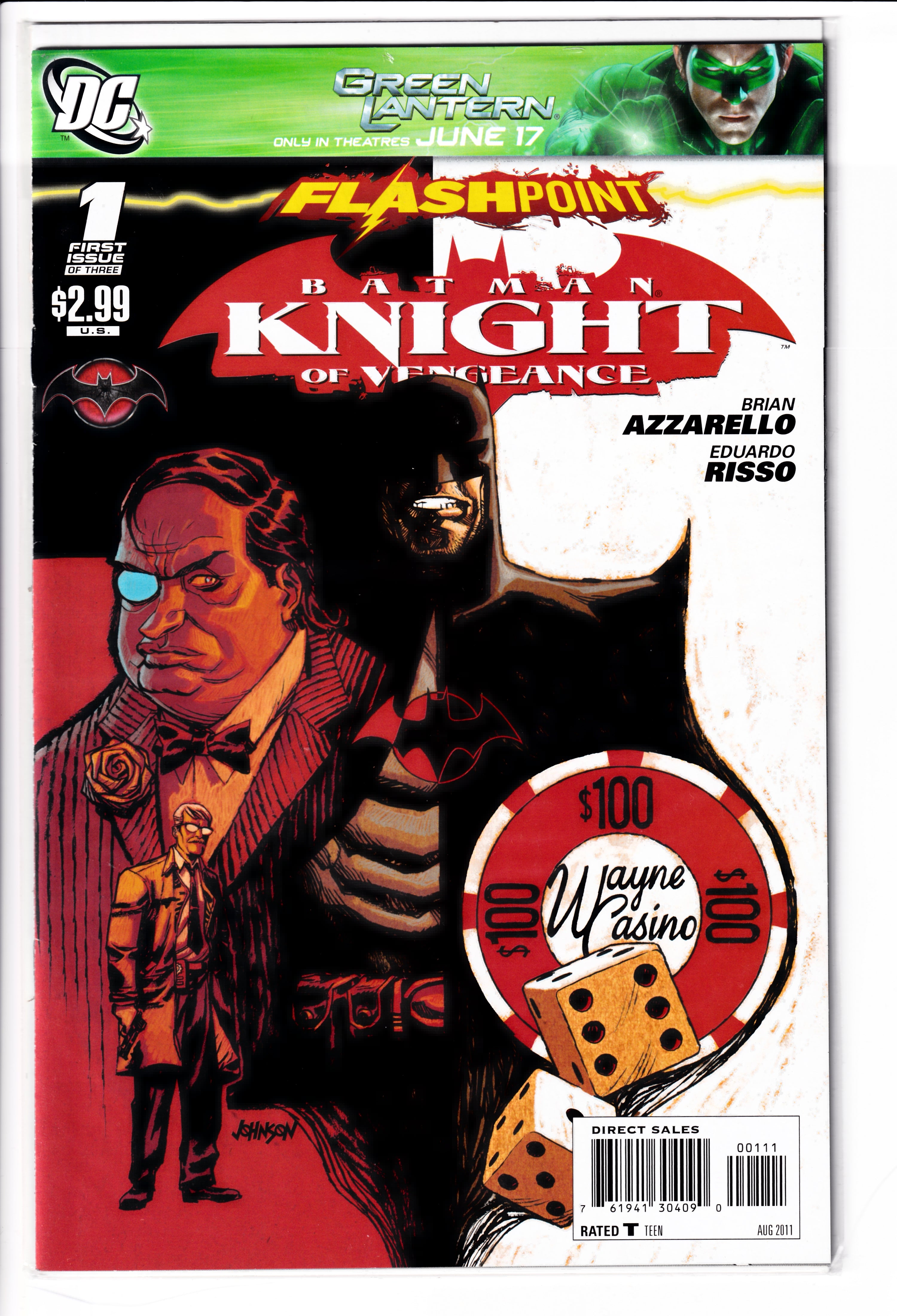 Flashpoint Batman Knights of Vengeance #1-3 Set NM (9.4) (2011)