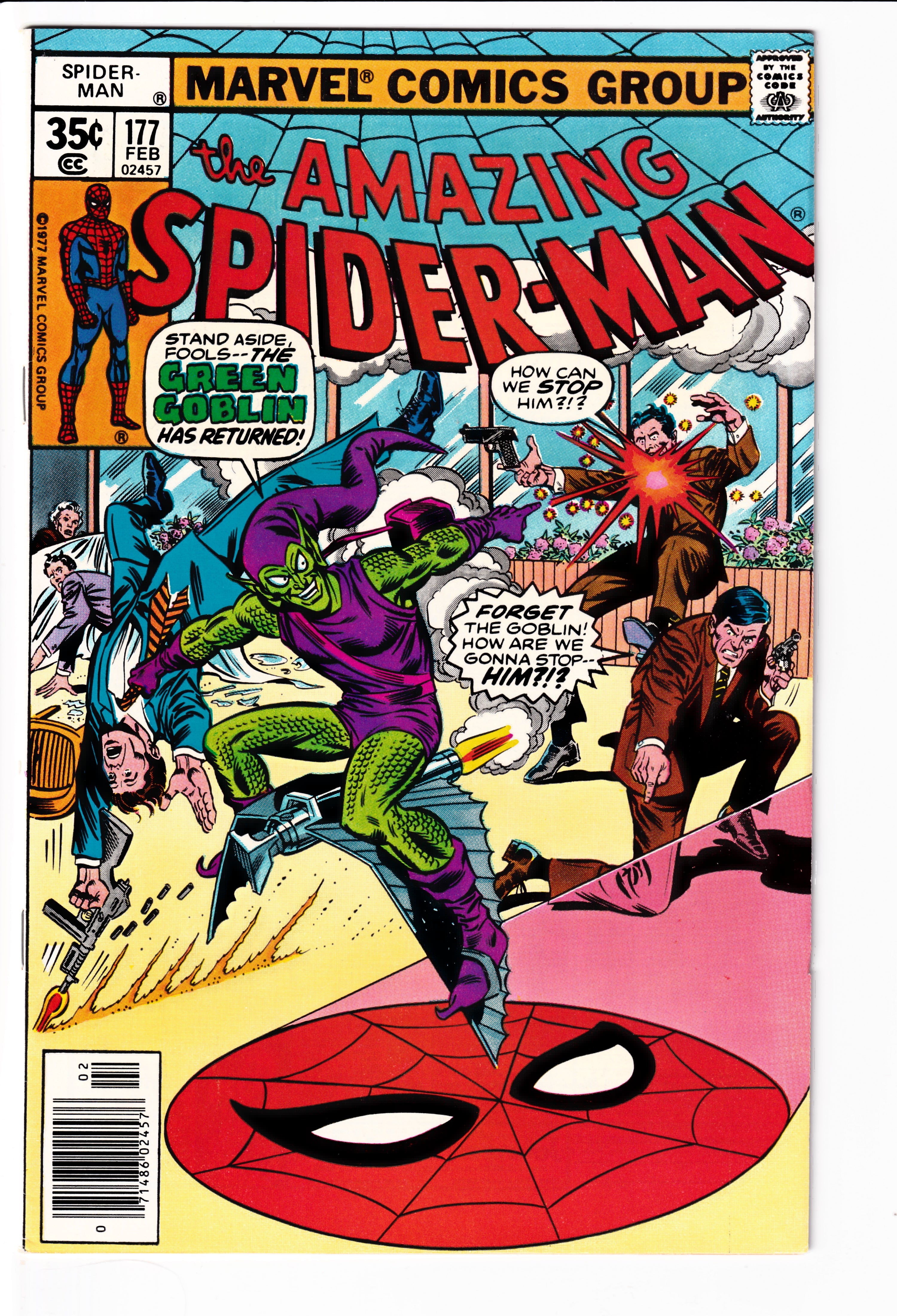 Amazing Spider-Man #177 Pizzazz Insert NM (9.4) (1978)