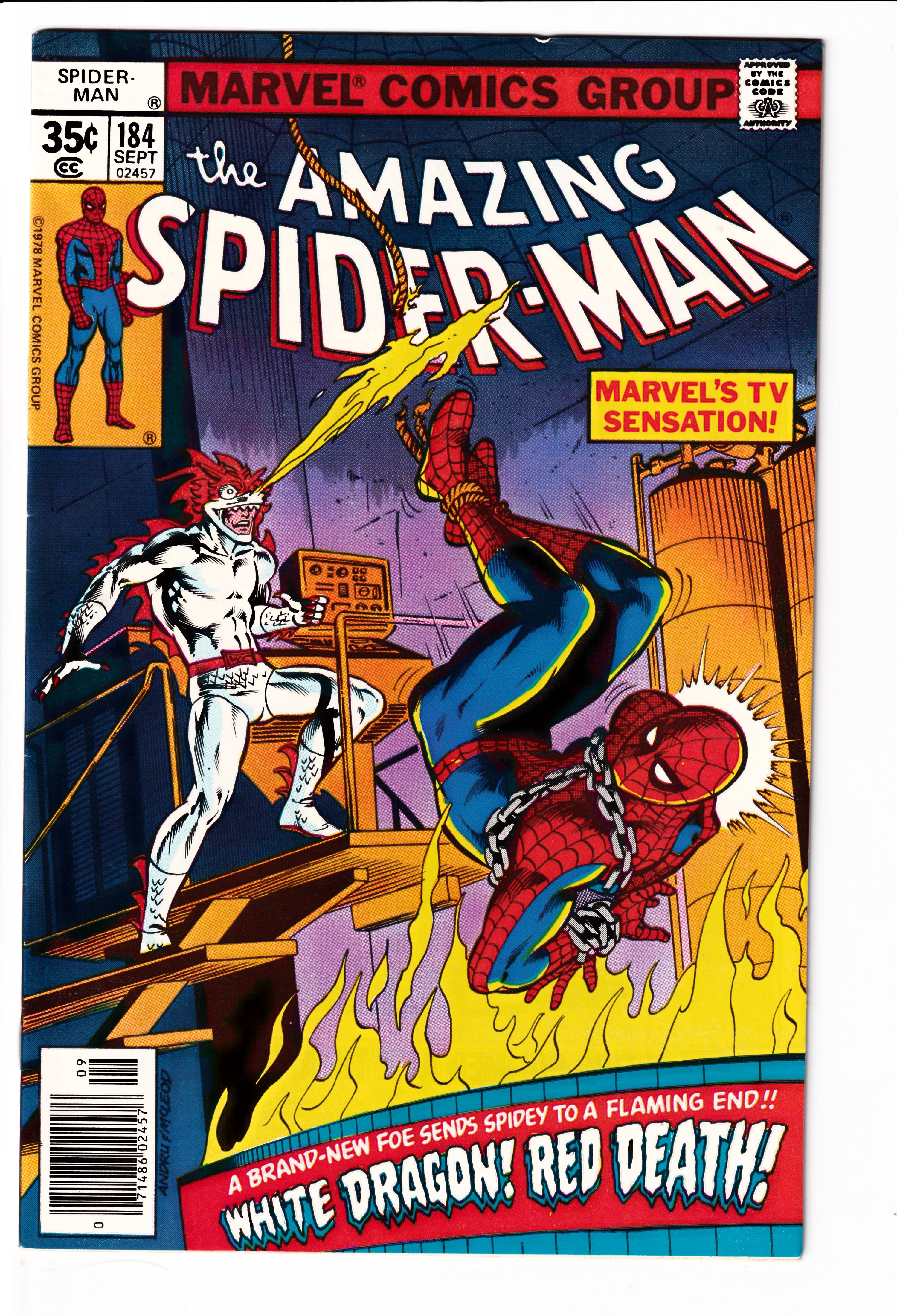 Amazing Spider-Man #184 NM (9.0) (1978)