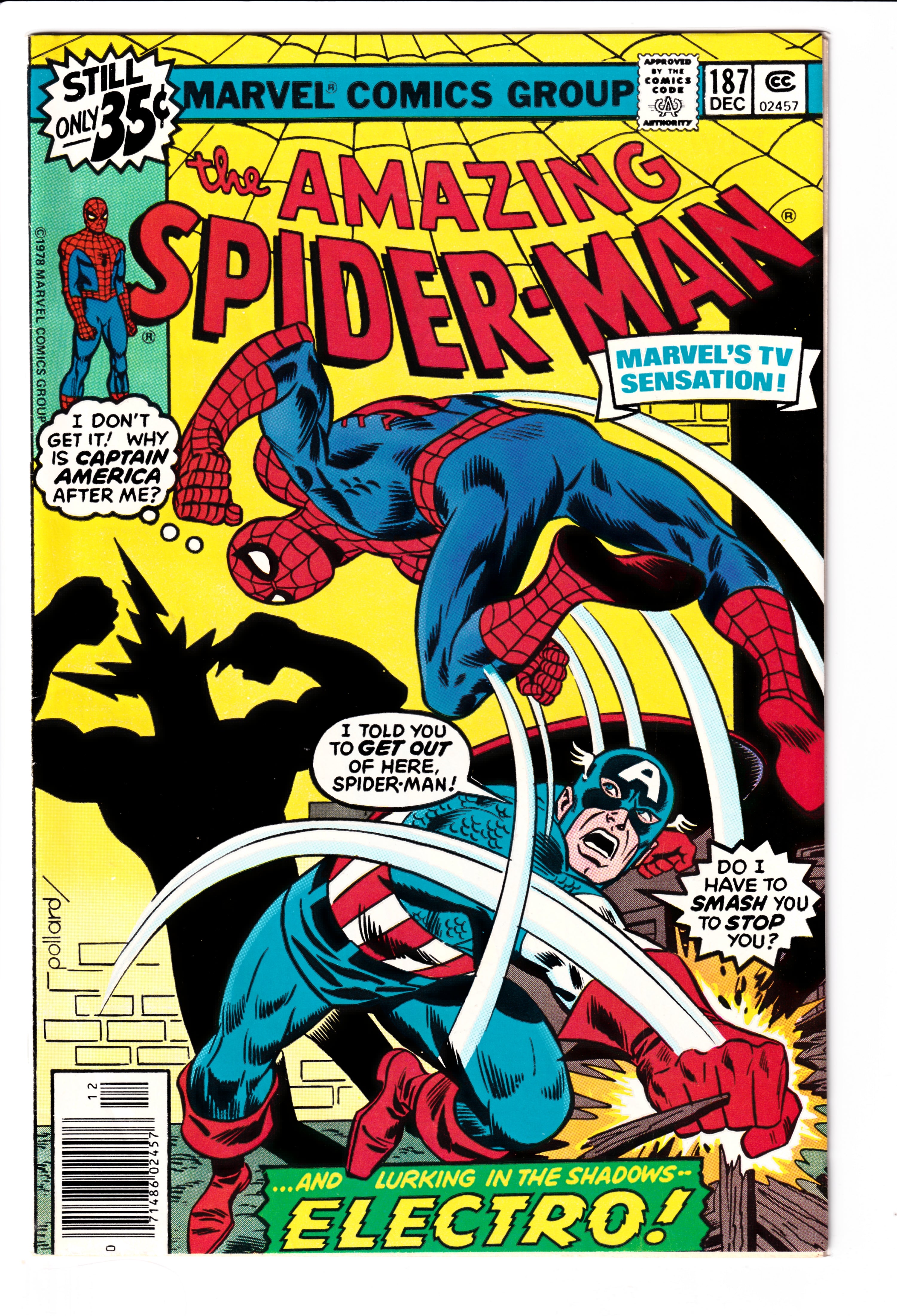 Amazing Spider-Man #187 NM (9.0) (1978)