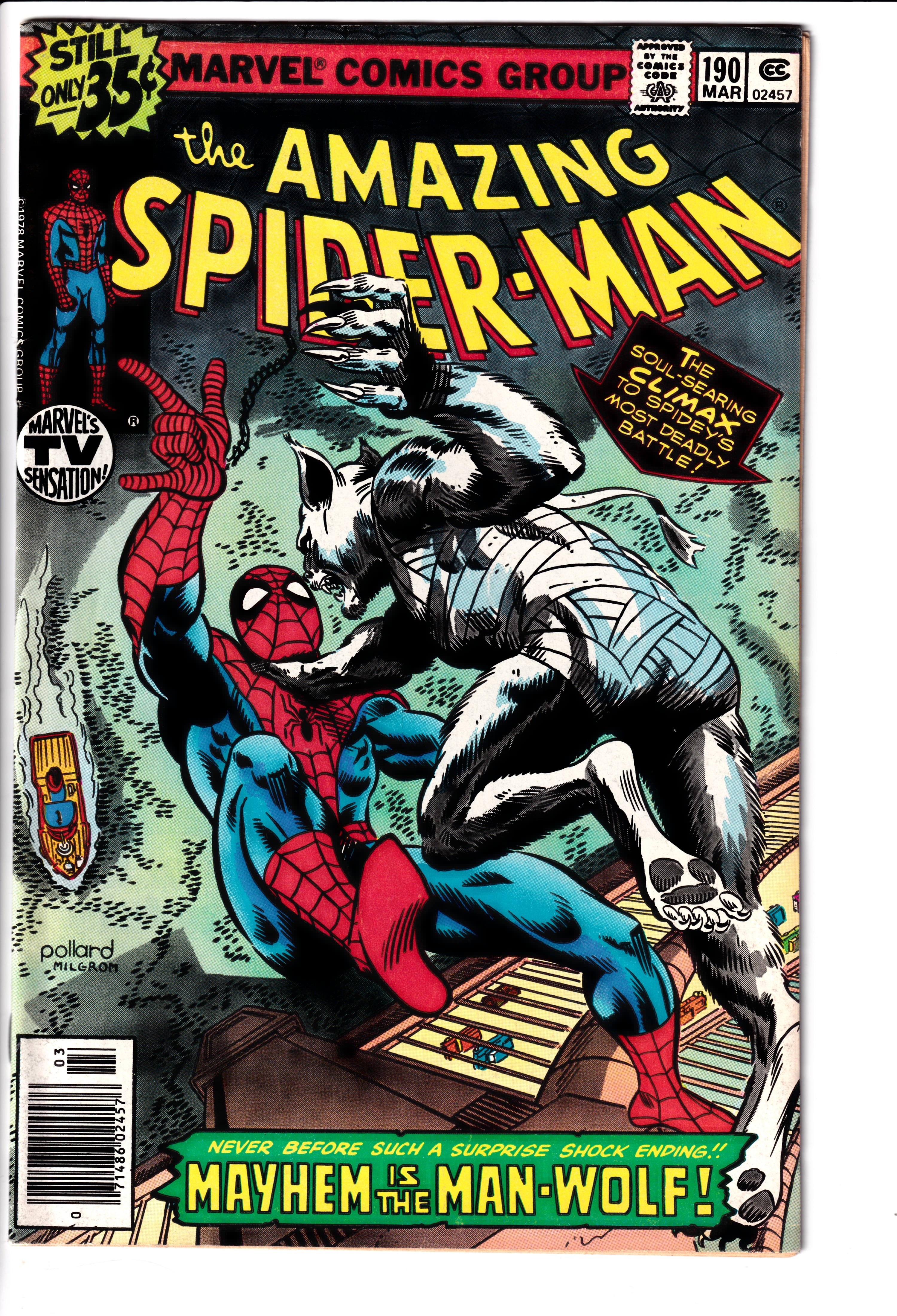 Amazing Spider-Man #190 VF (7.5) (1979)