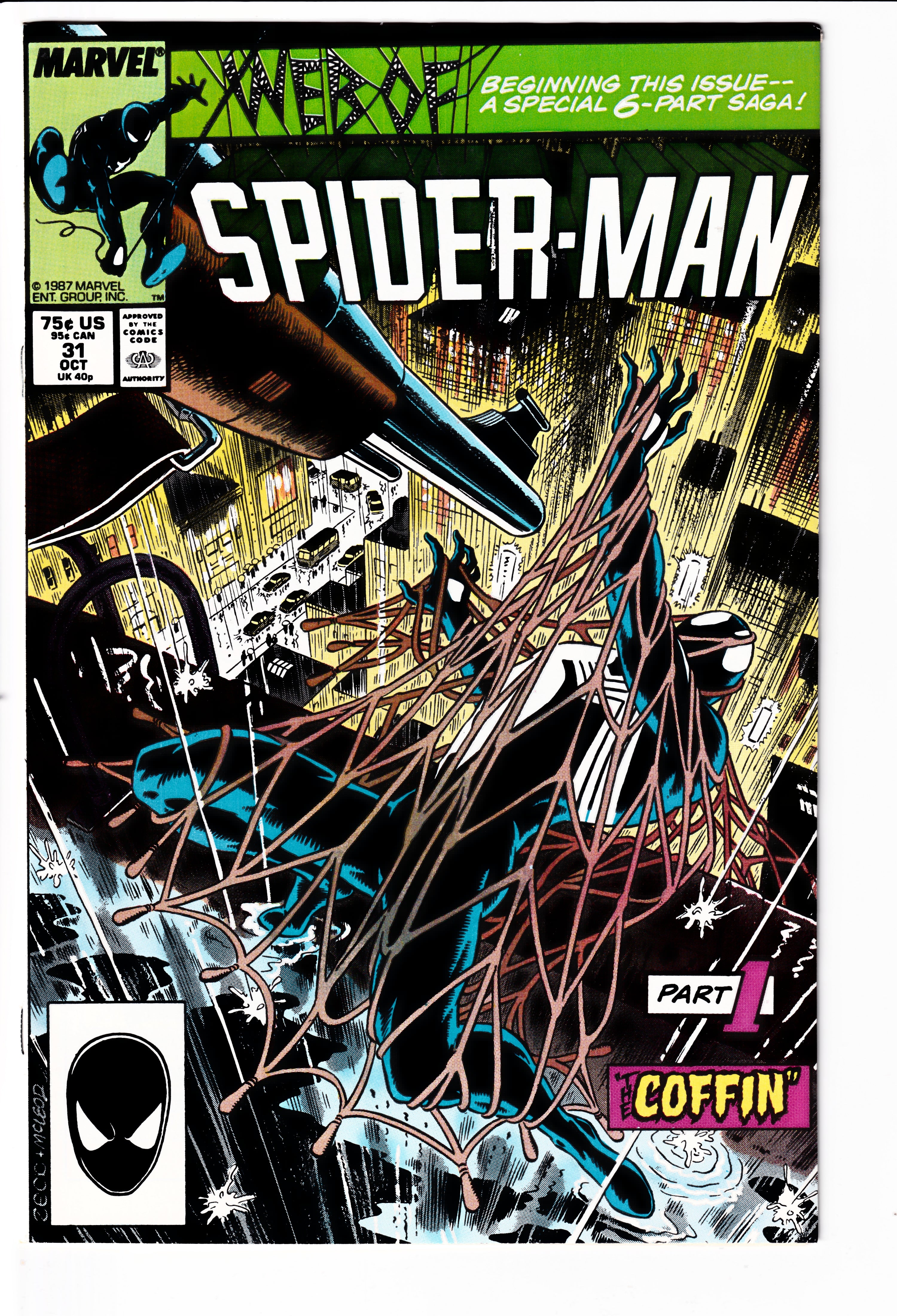 Web of Spider-Man #31 NM (9.4) (1987)