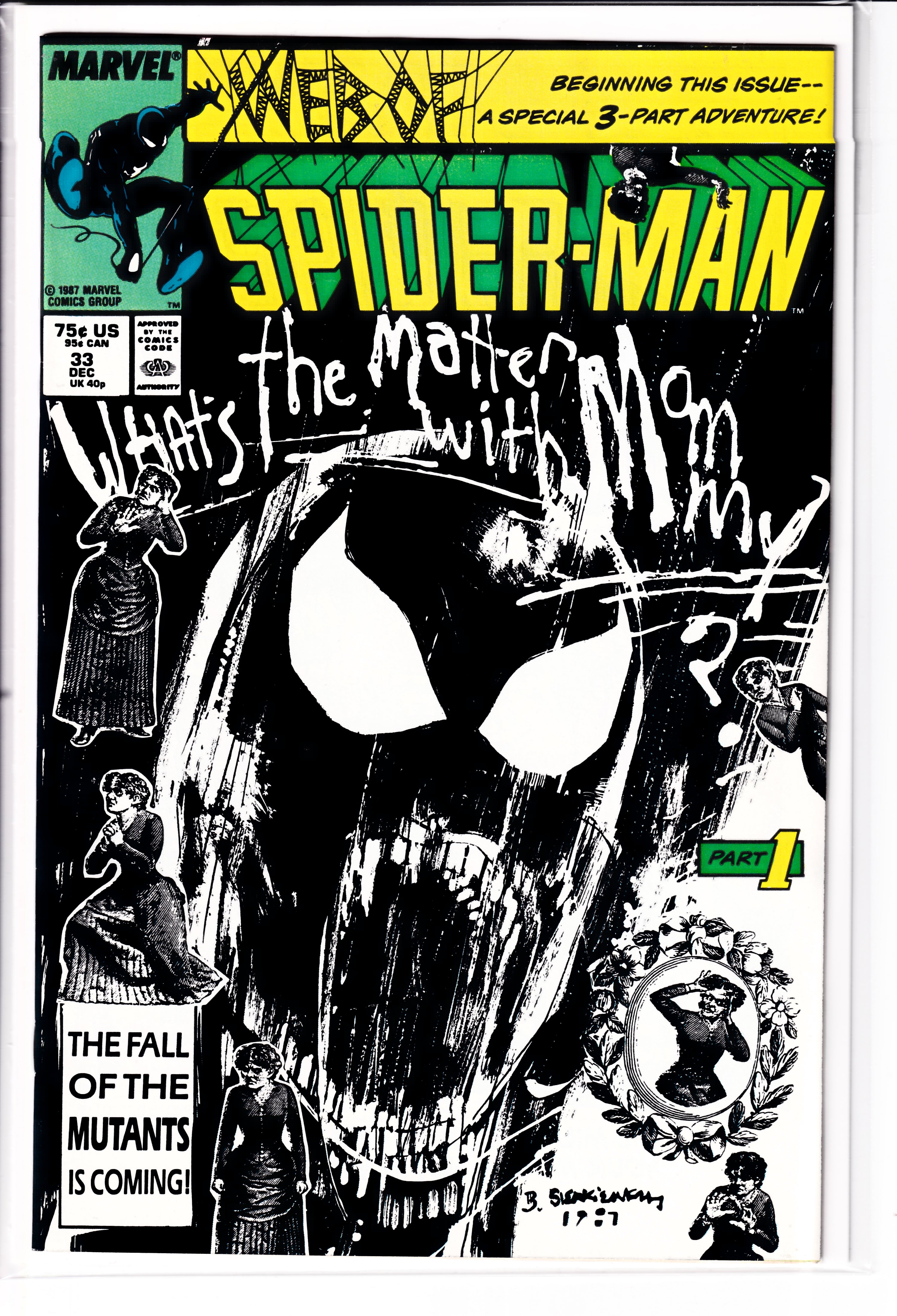 Web of Spider-Man #33 NM (9.4) (1987)
