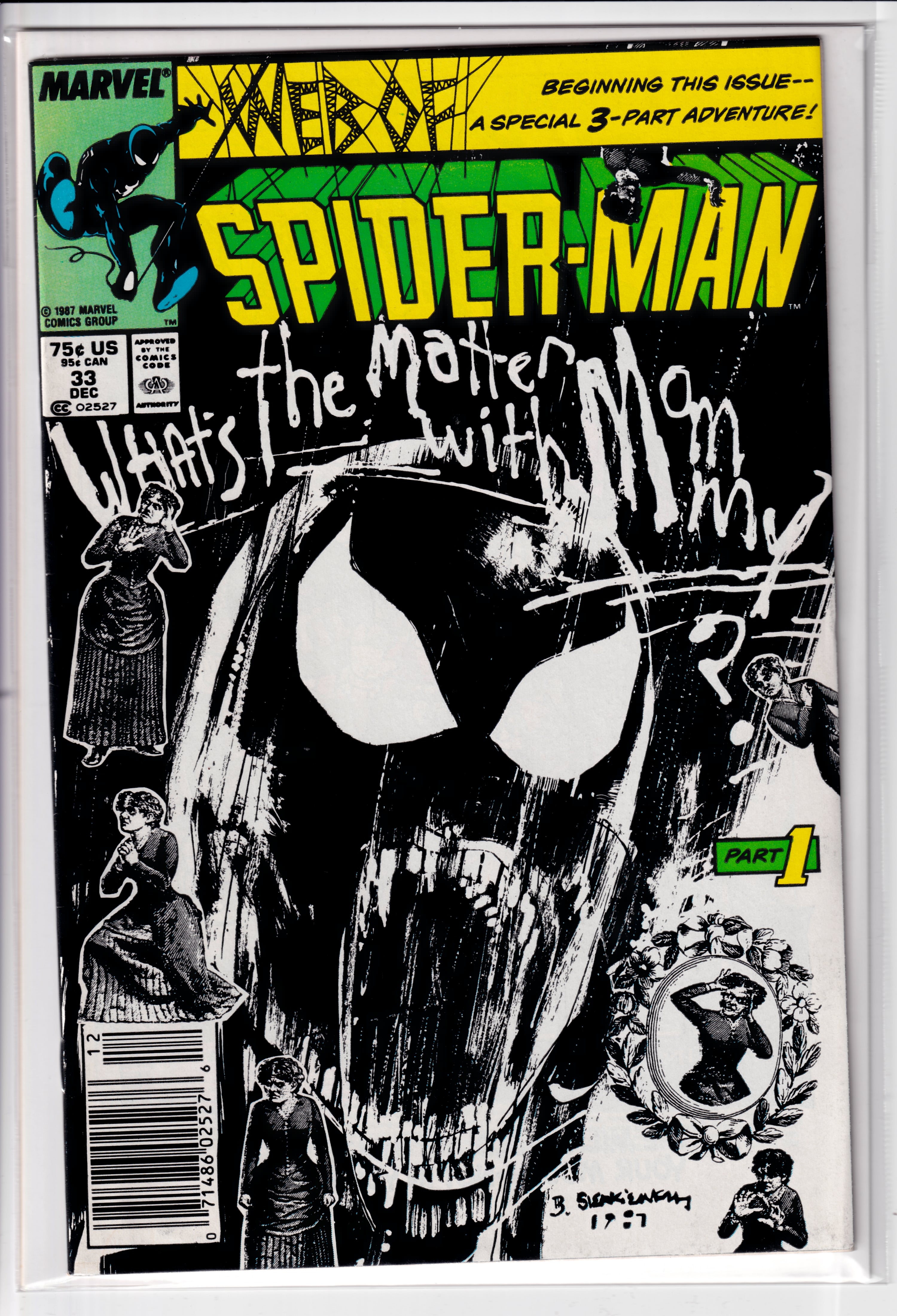 Web of Spider-Man #33 Newsstand NM (9.4) (1987)