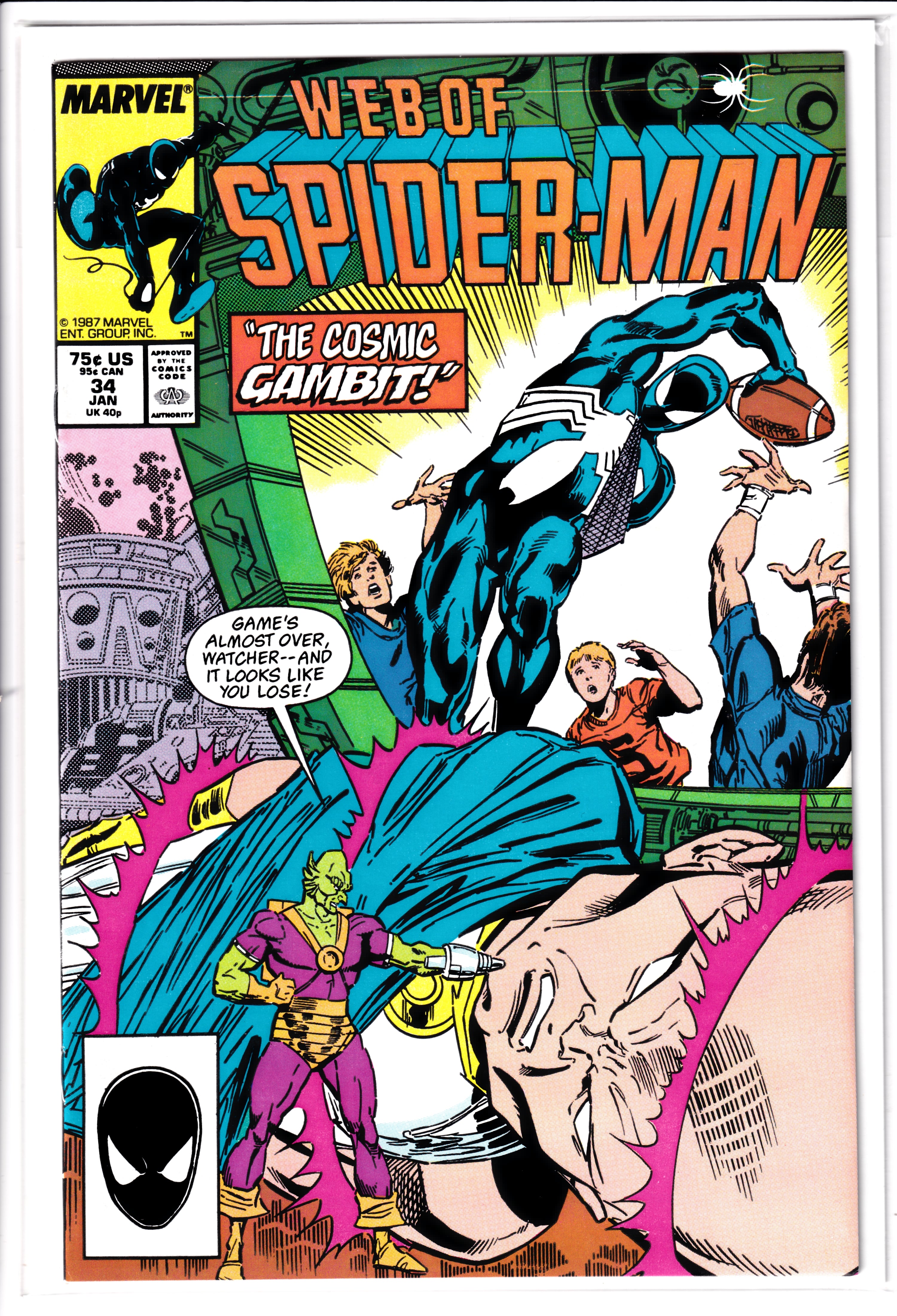 Web of Spider-Man #34 NM (9.4) (1988)