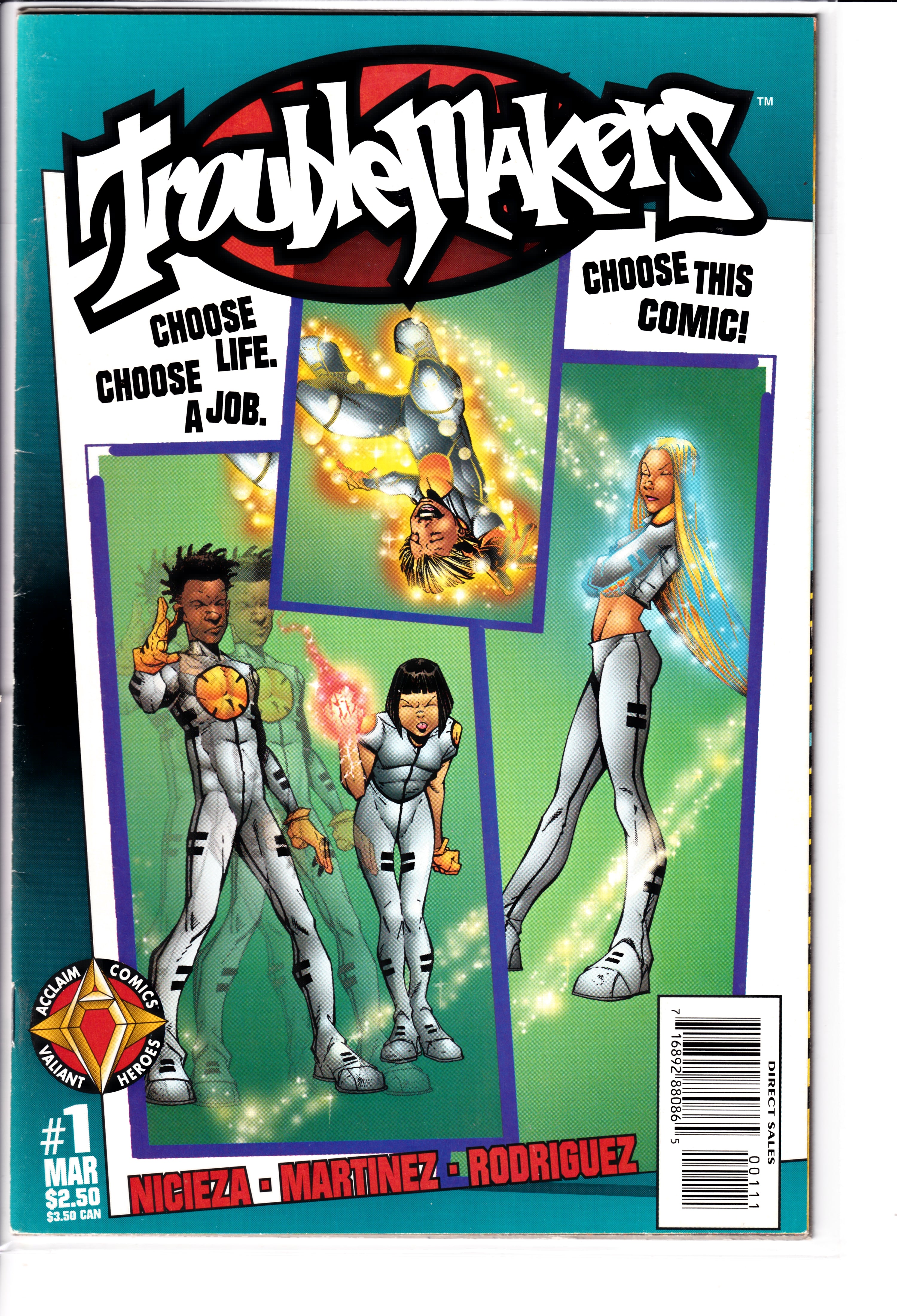 Troublemakers #1 Mid Grade (1997)