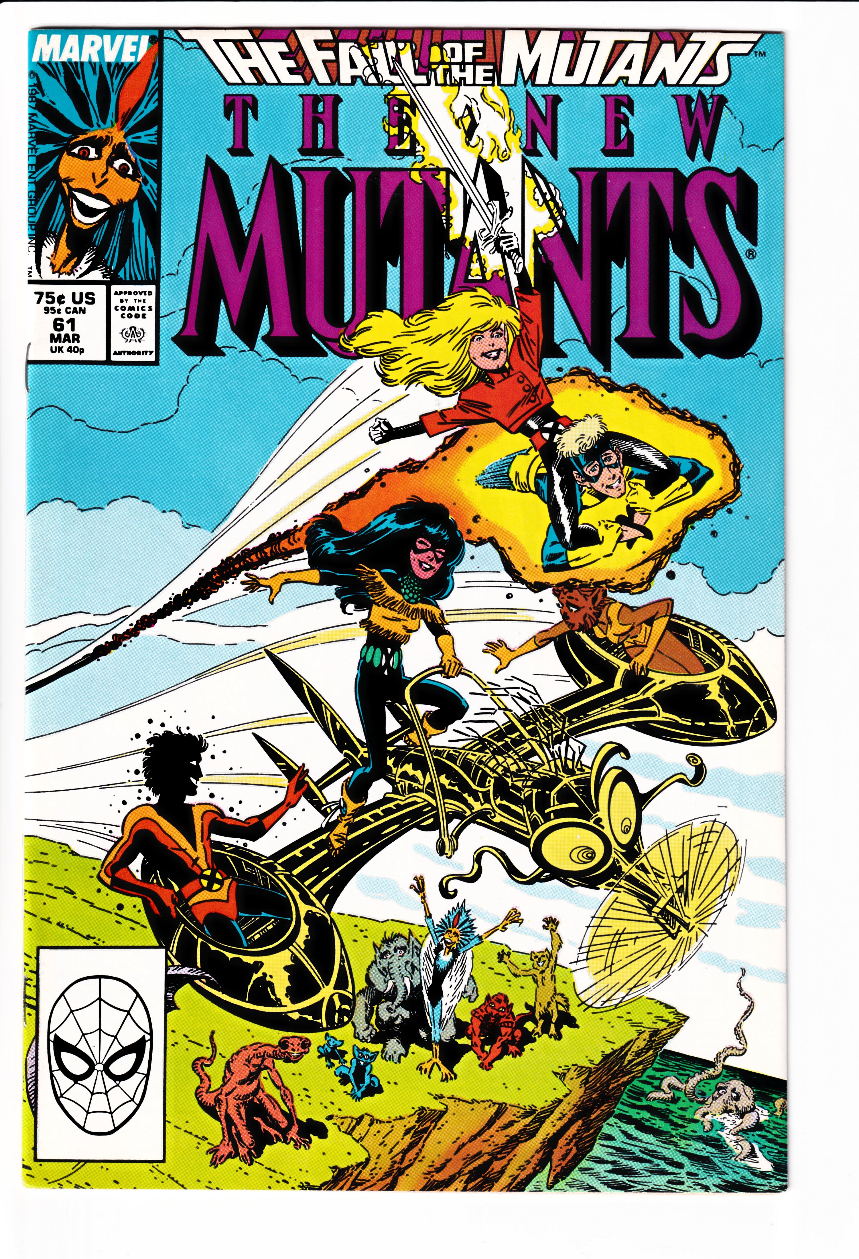 New Mutants #61 NM (9.0) (1988)