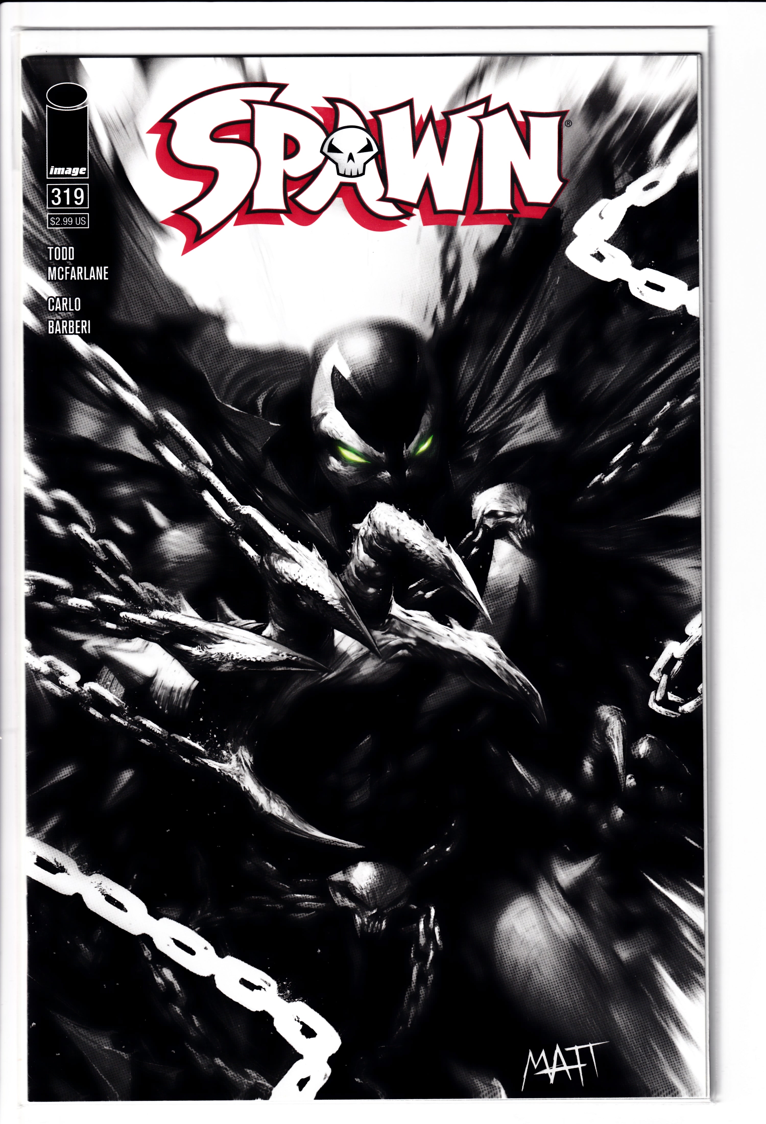 Spawn #319 Mattina Var. NM (9.8) (2021)