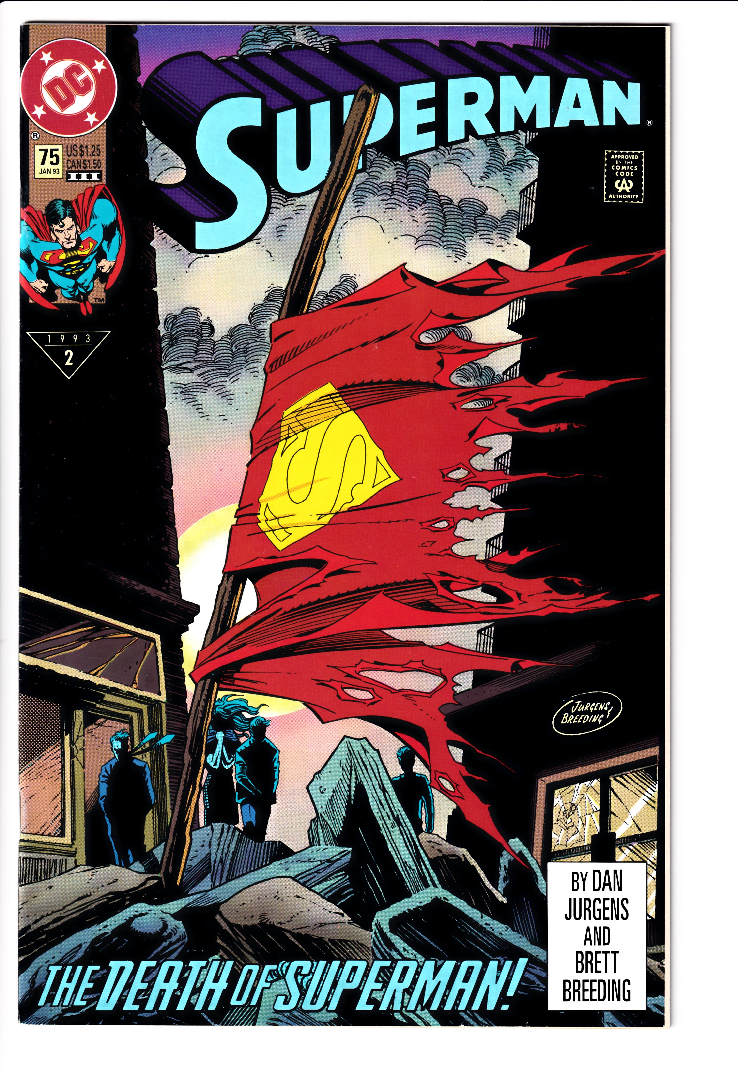 Superman #75 3rd Print NM (9.0) (1993)