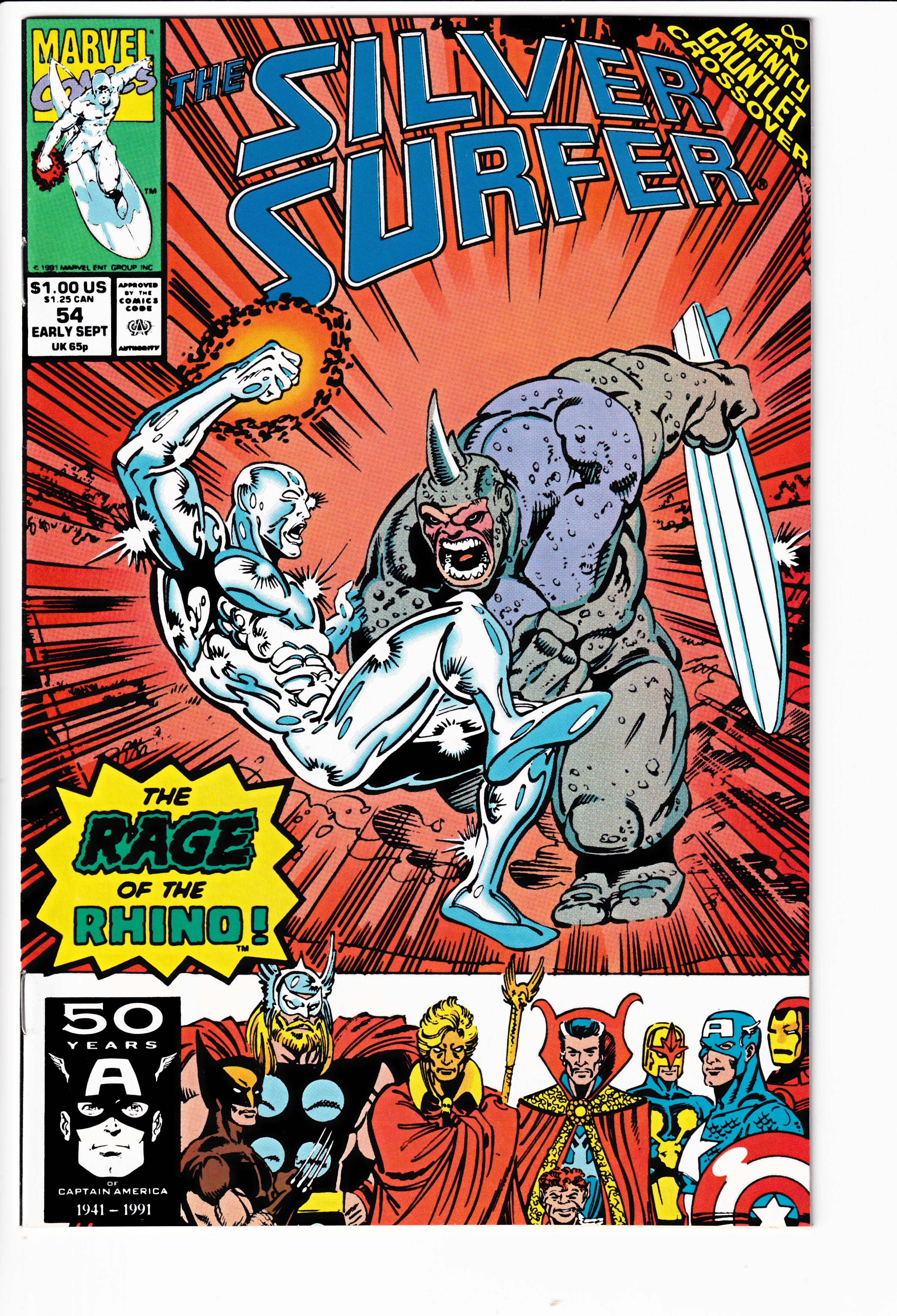 Silver Surfer #54 NM (9.6) (1991)
