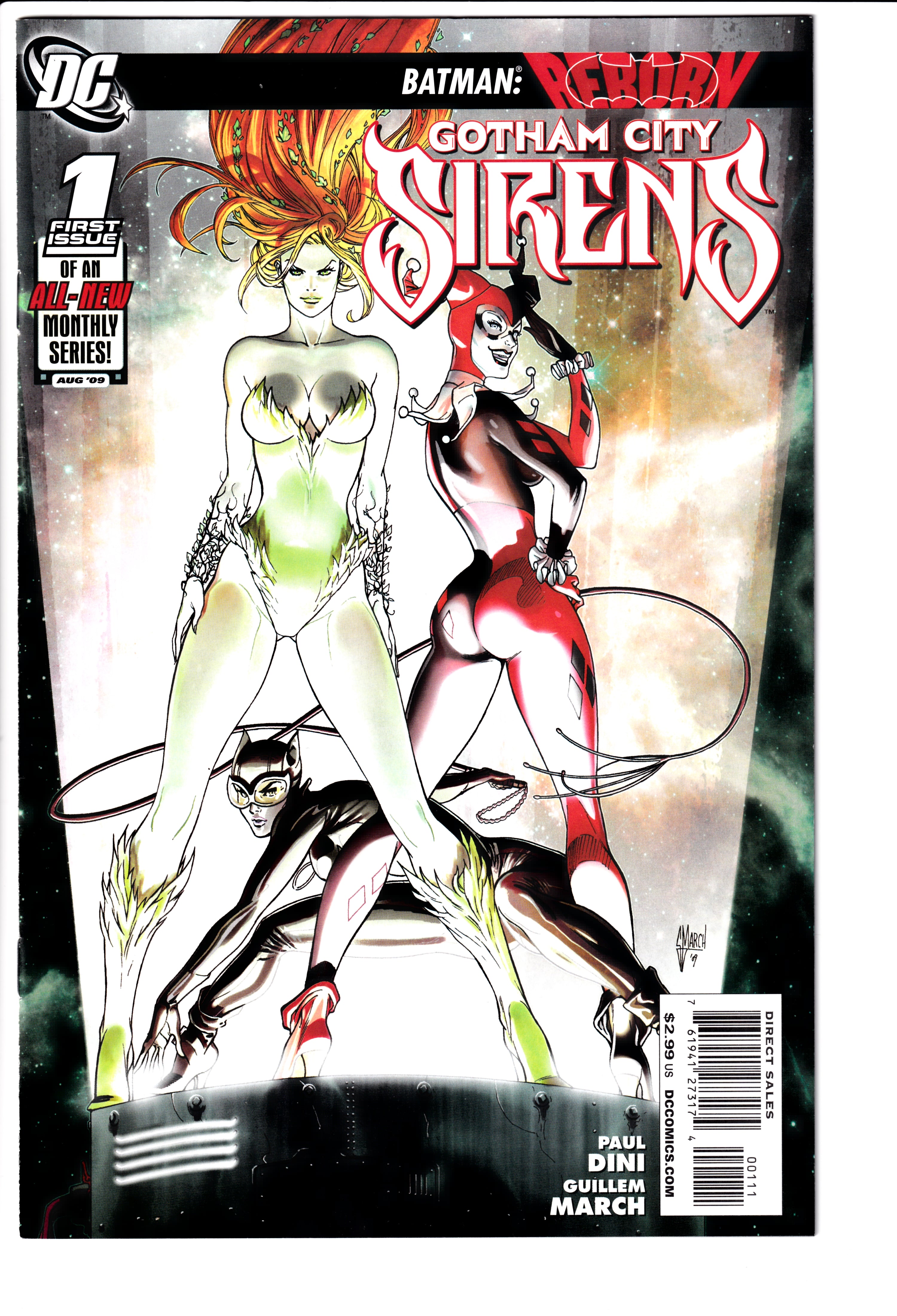 Gotham City Sirens #1 NM (9.4) (2009)
