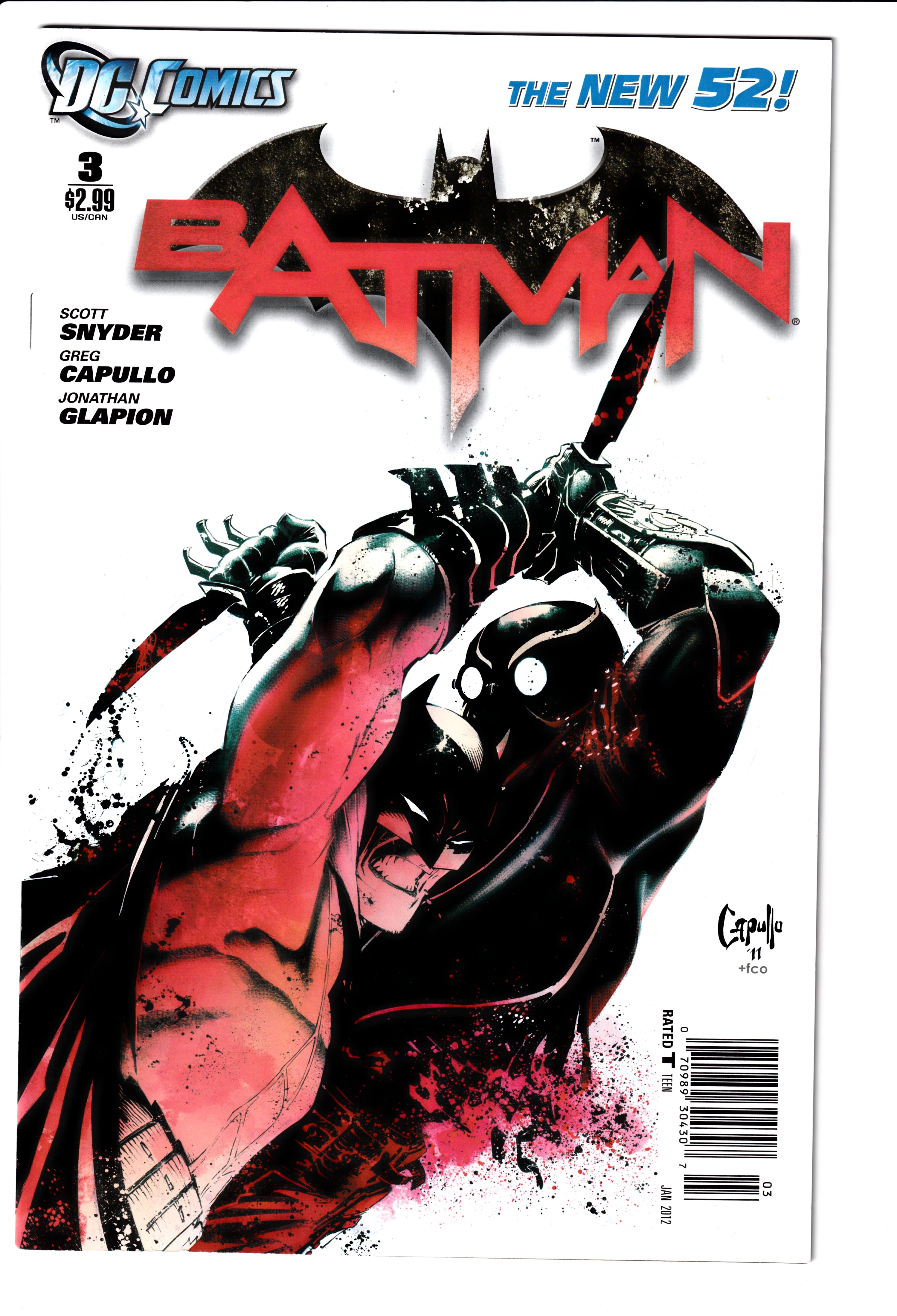Batman #3 NM (9.0) (2012)