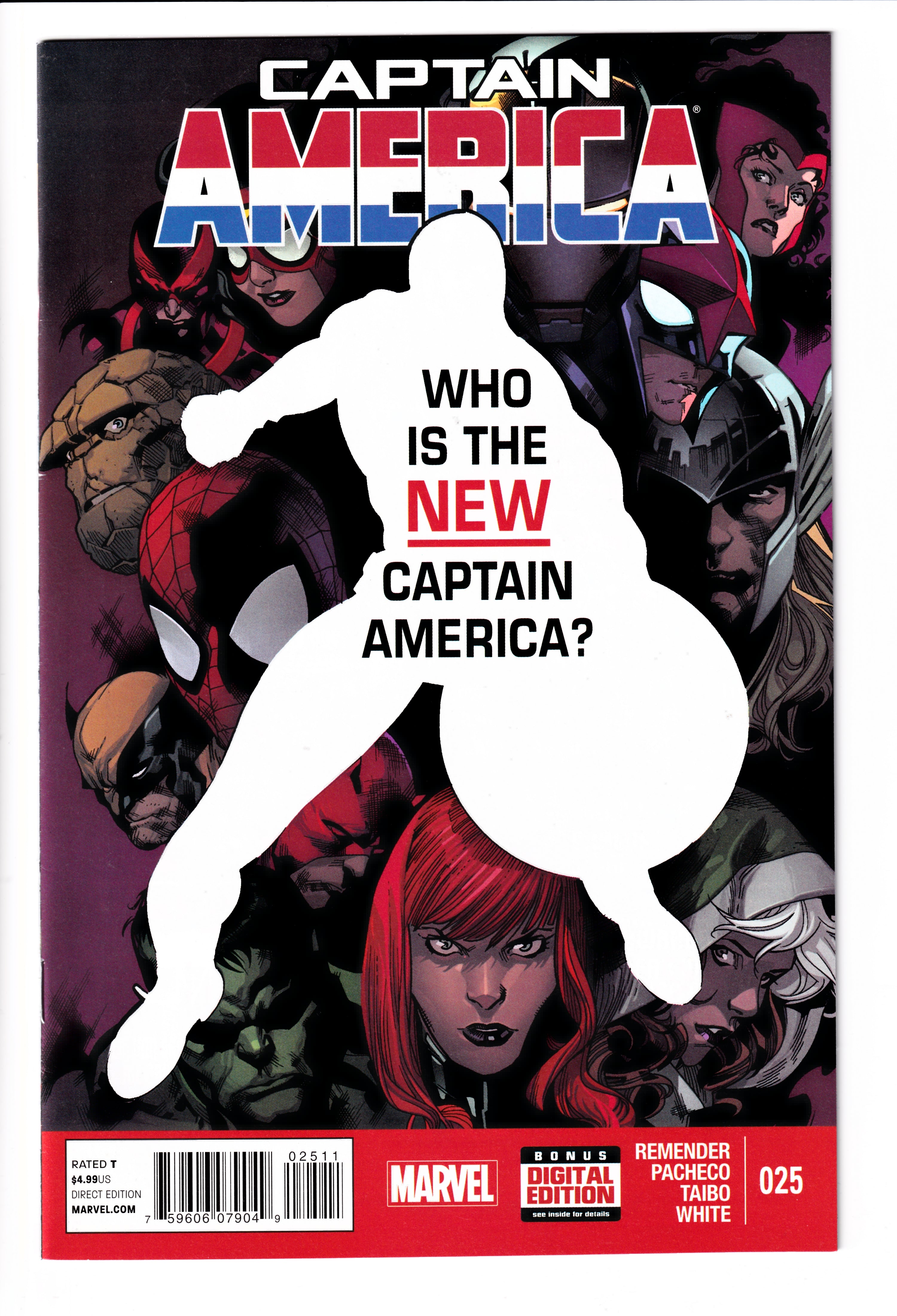Captain America #25 NM (9.6) (2014)