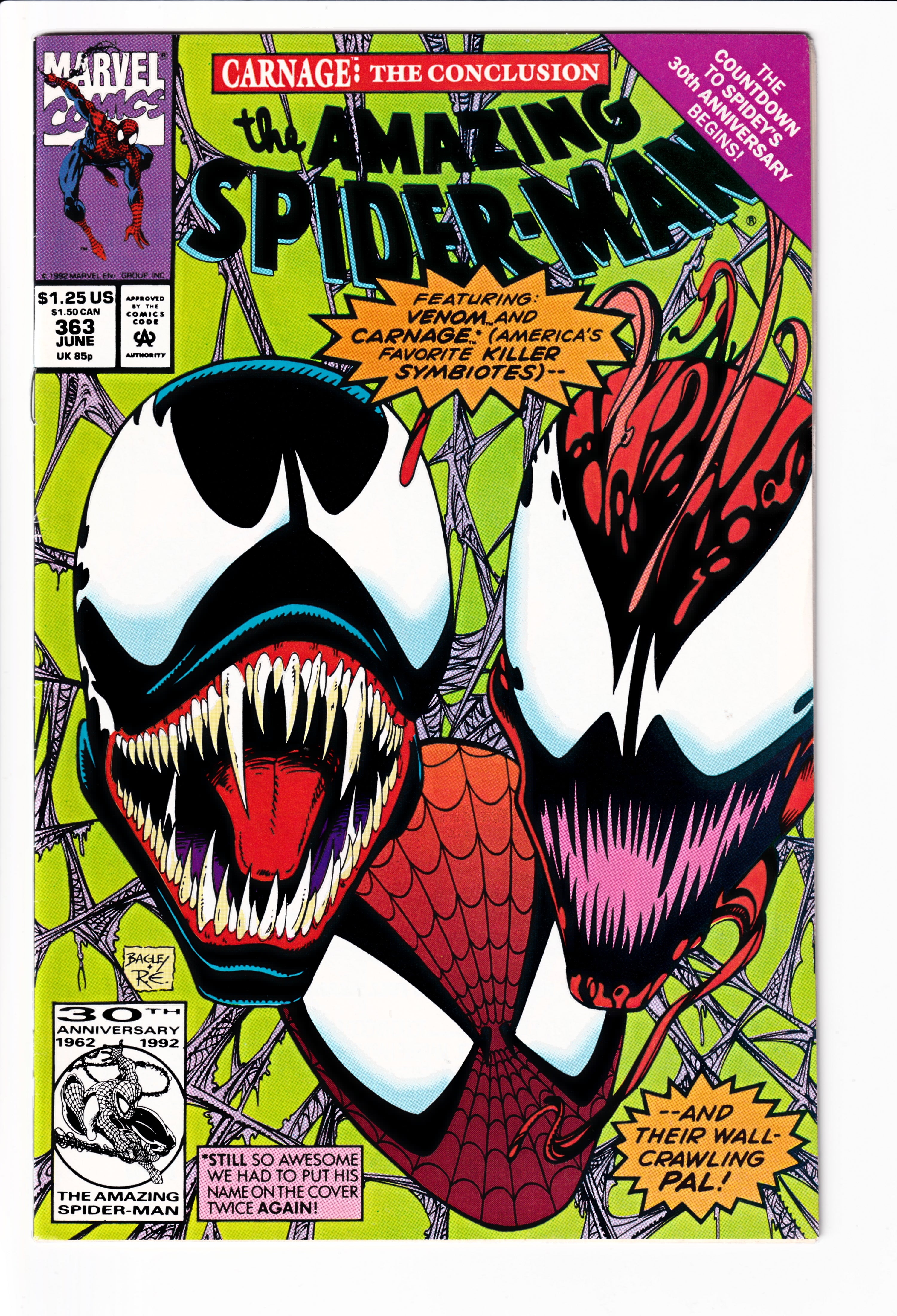 Amazing Spider-Man #363 NM (9.0) (1992)