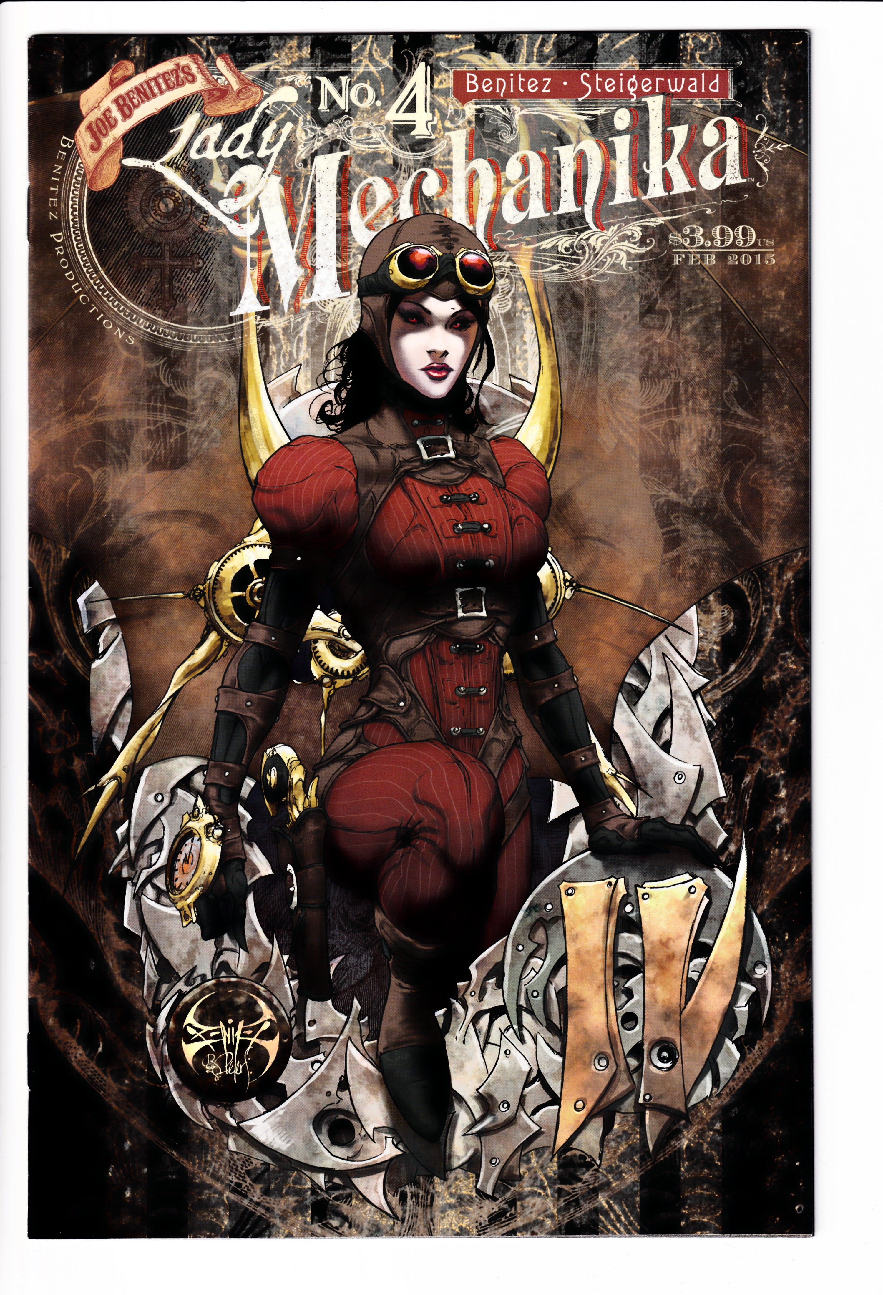 Lady Mechanika The Mystery of the Mechanical Corpse #4 NM (2015)