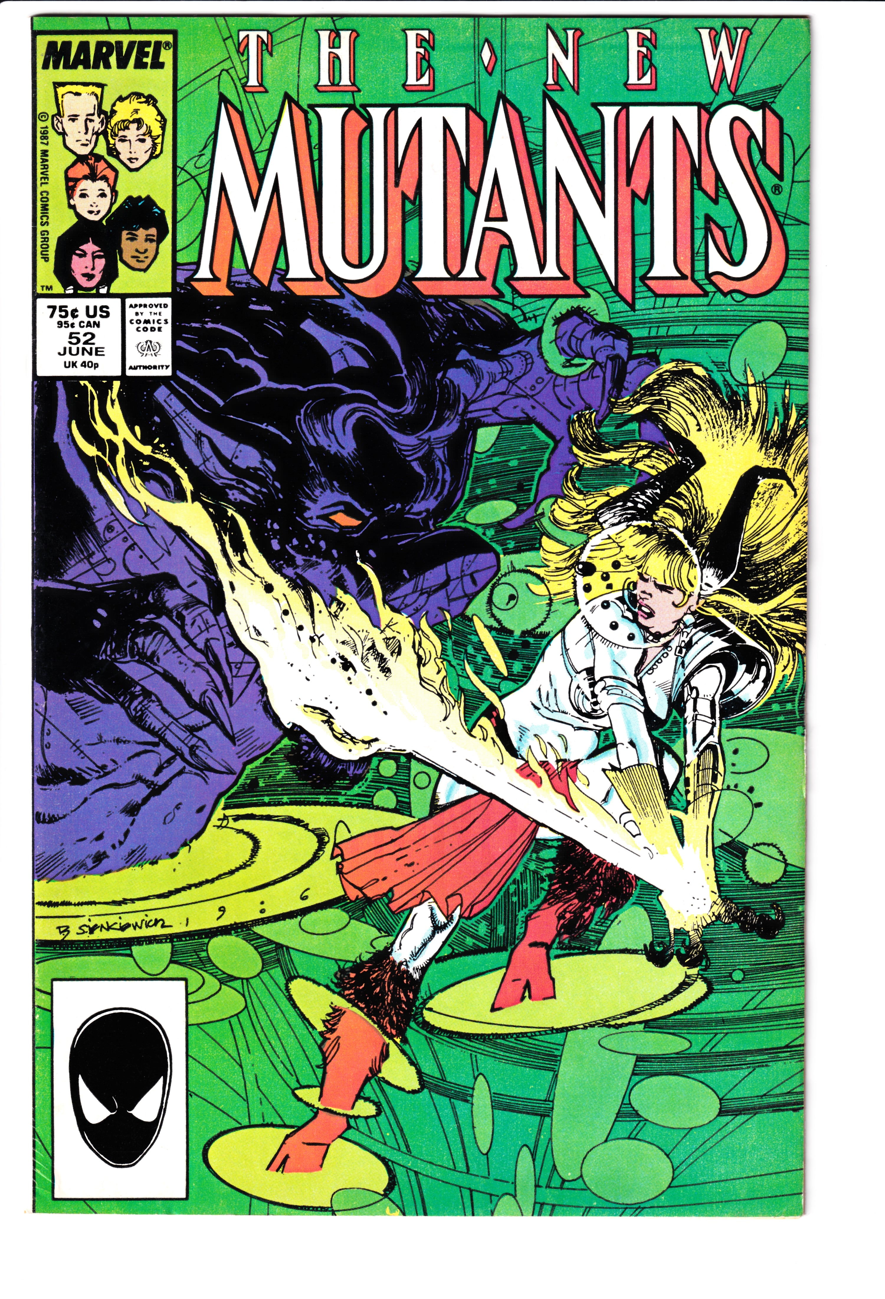 New Mutants #52 High Grade(1987)