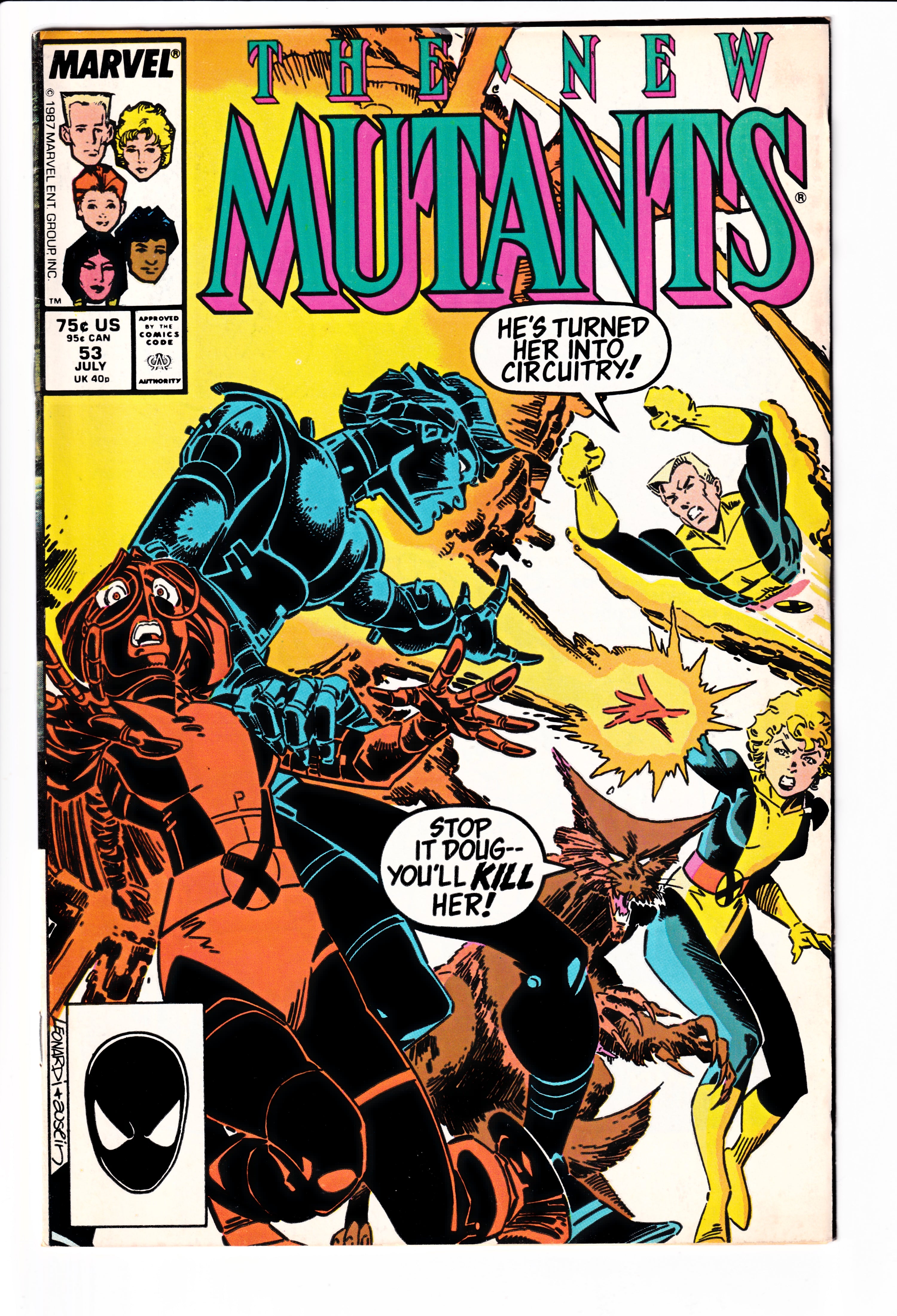 New Mutants #53 High Grade(1987)