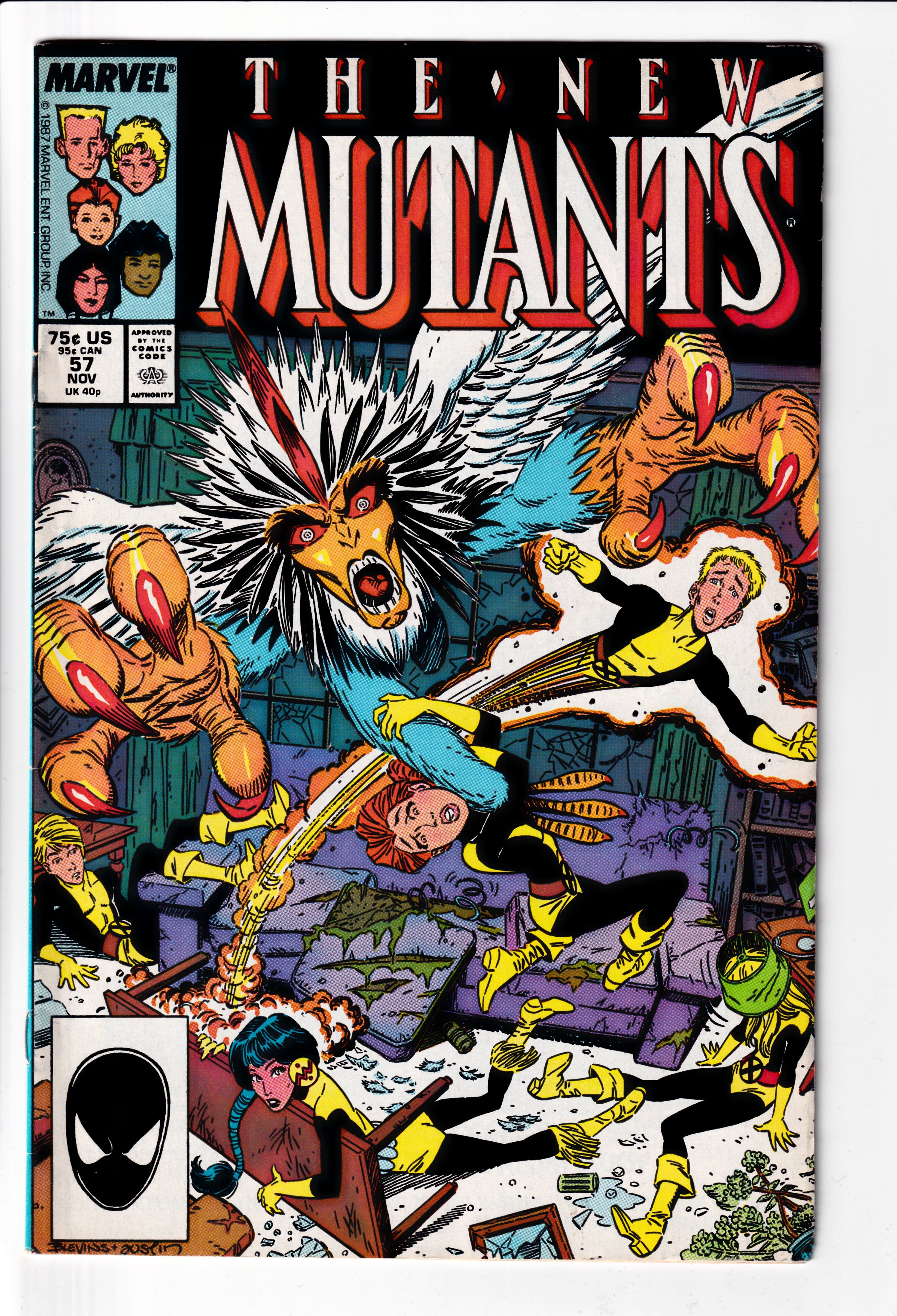 New Mutants #57 Mid Grade(1987)