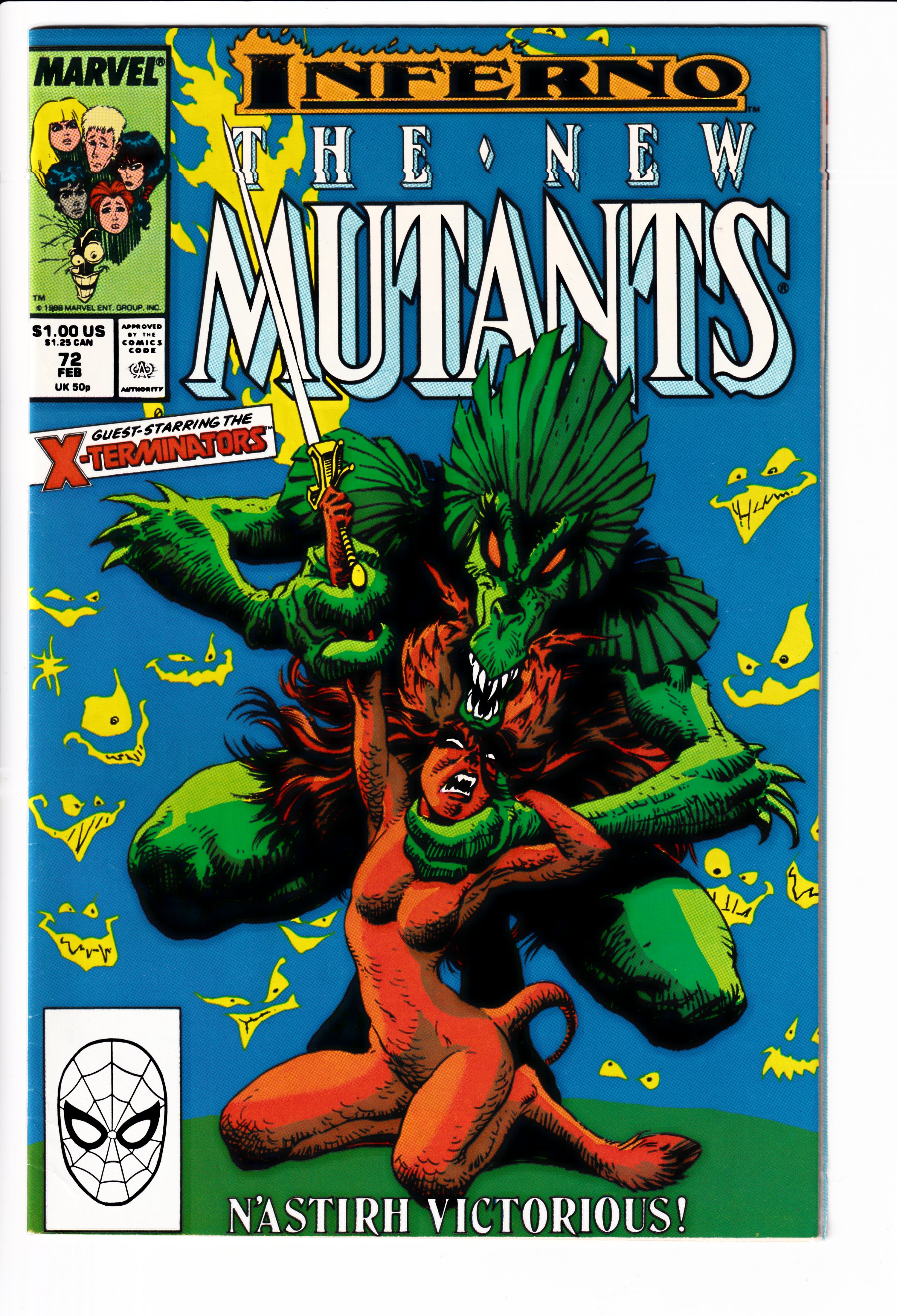 New Mutants #72 Mid Grade (1989)
