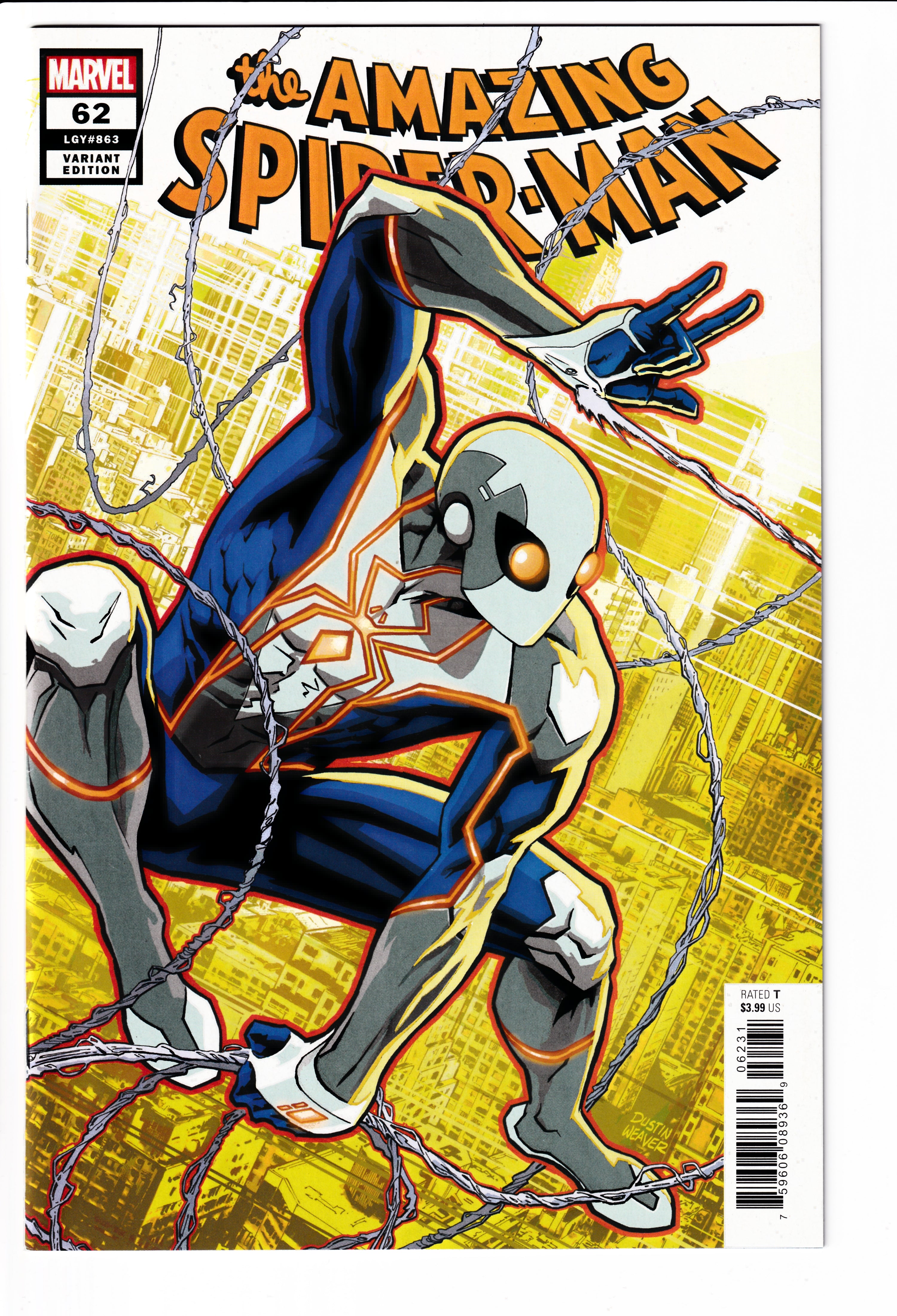 Amazing Spider-Man #62 Design Var NM (9.8) (2021)