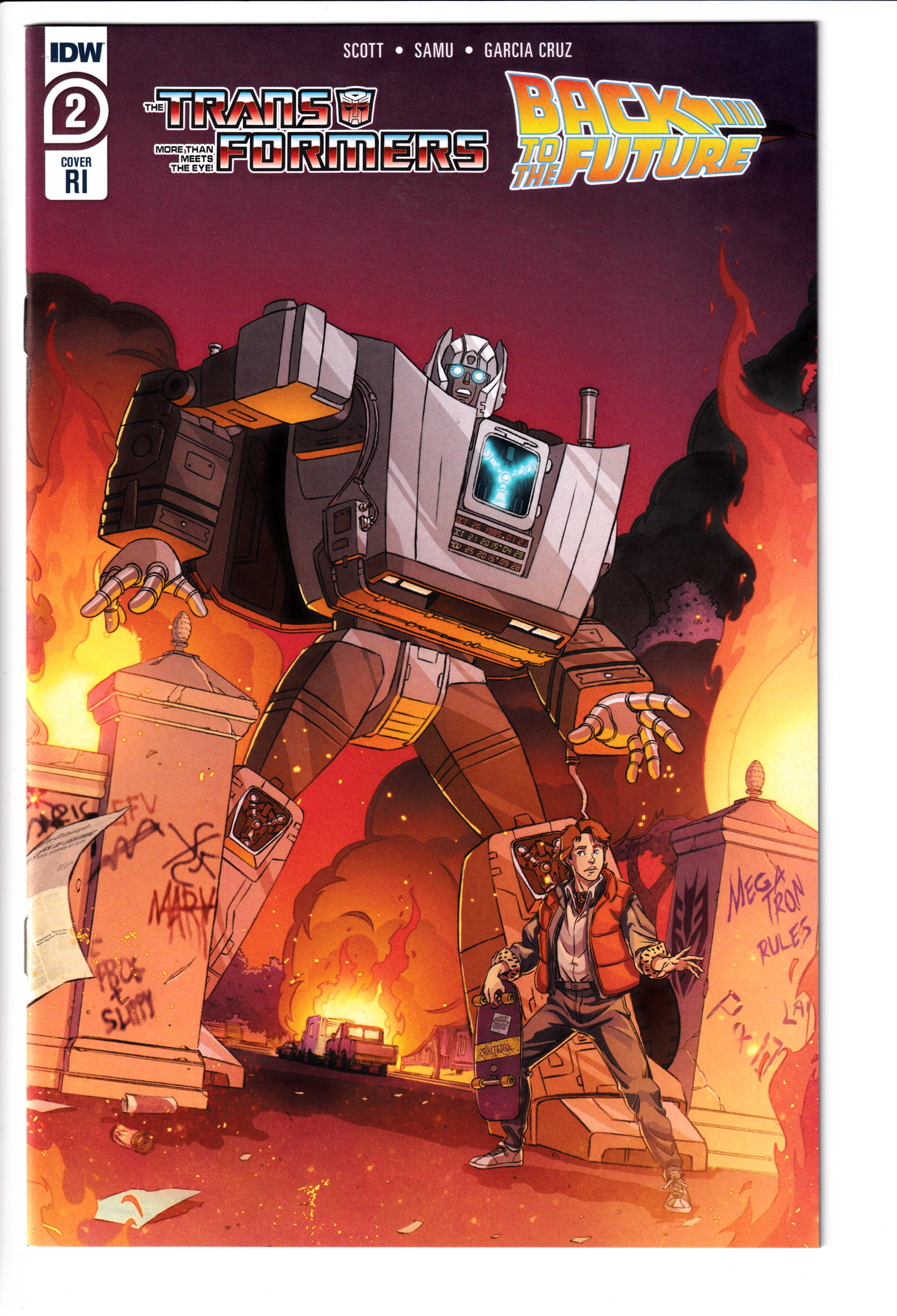 Transformers Back To The Future #2 1:10 Incentive NM (9.8) (2020)